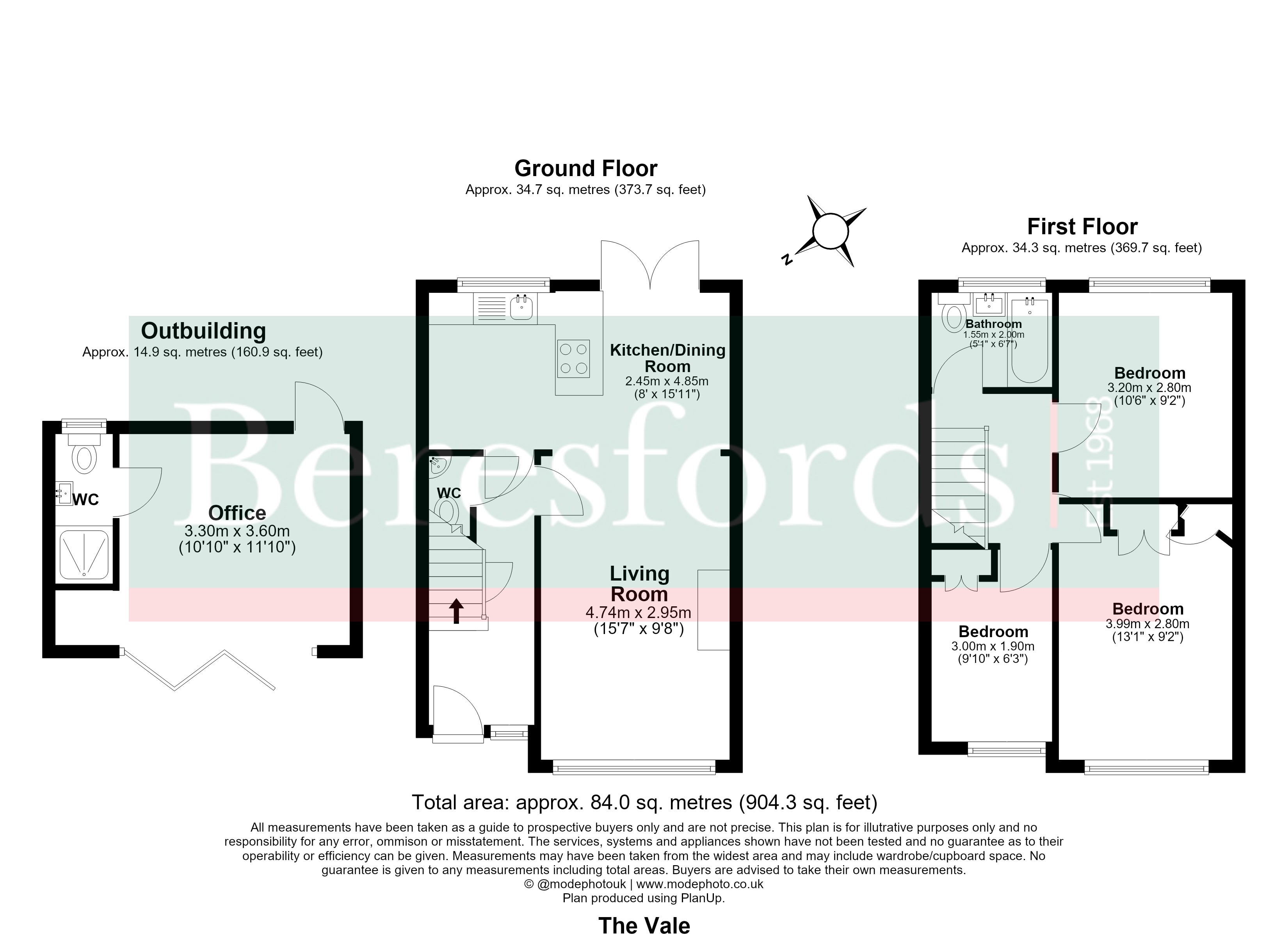 The Vale, Essex floorplan