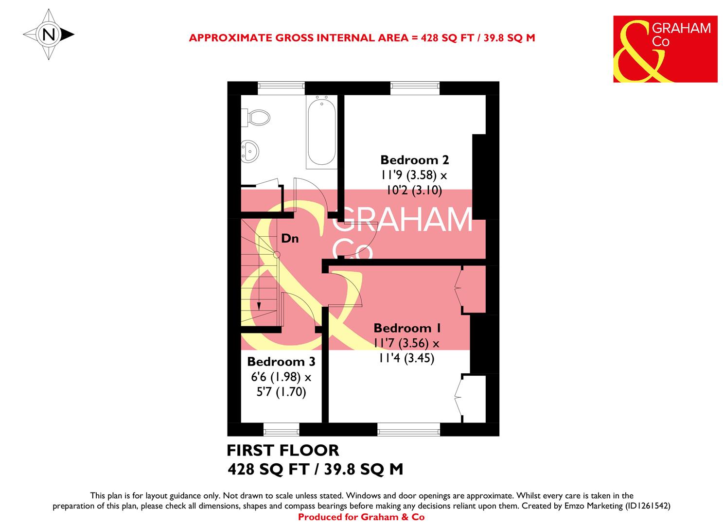 62, Winchester Road, Whitchurch floorplan