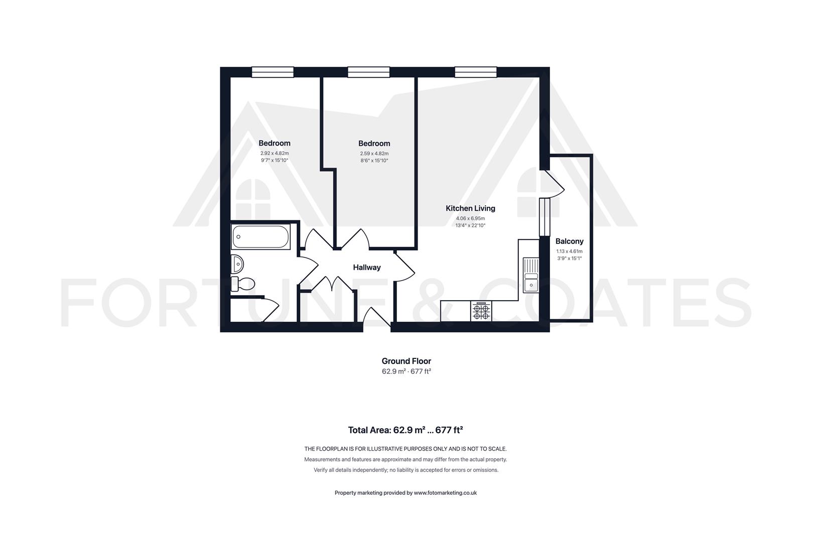 49, Aspen Way, Harlow floorplan