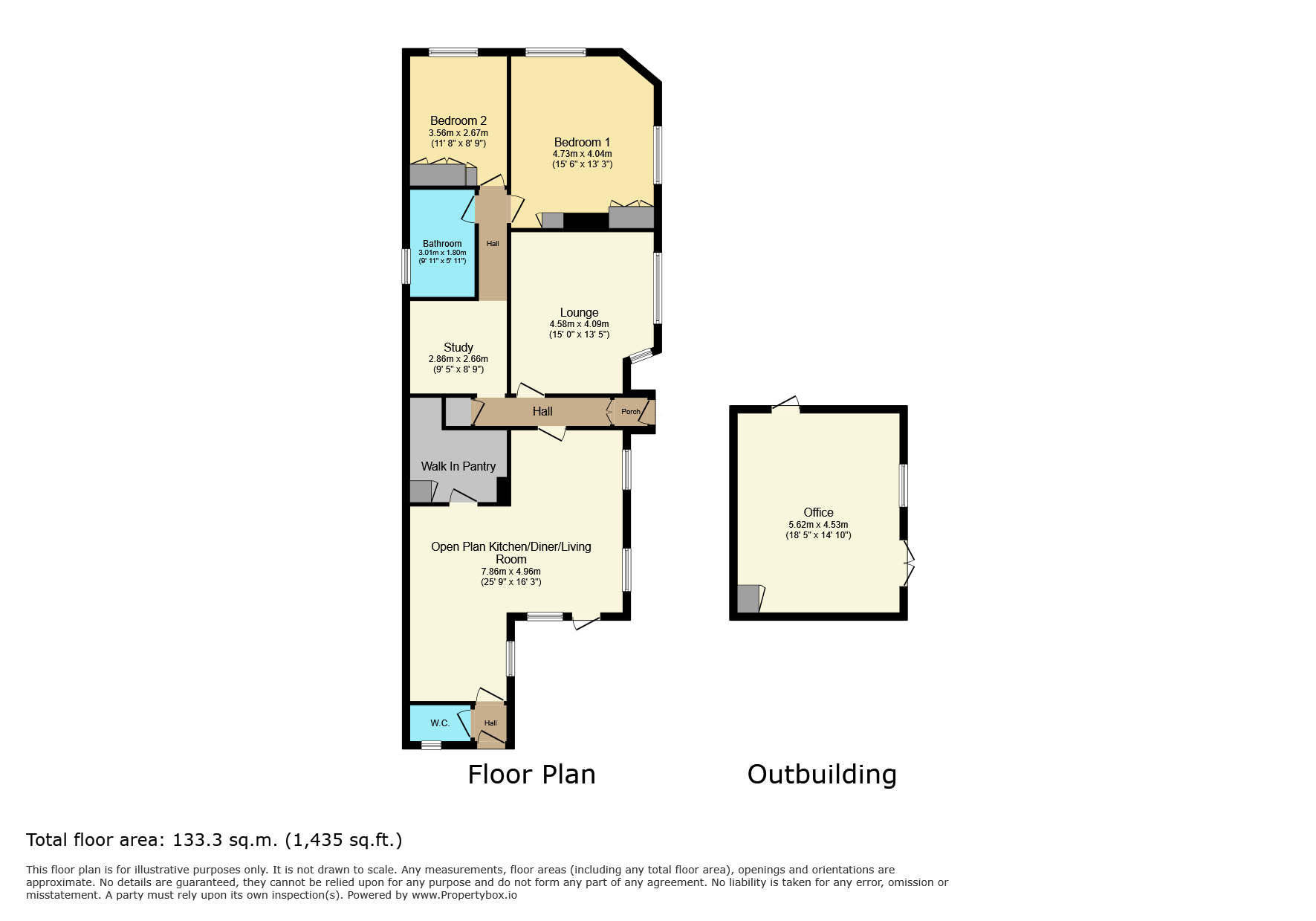 1A Grange Avenue, Leicester floorplan