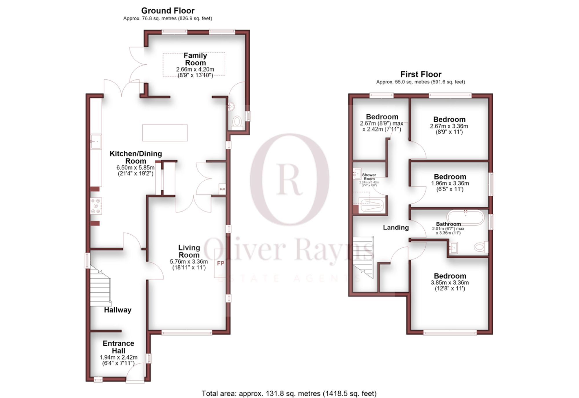 83 Leicester Road, Leicester floorplan