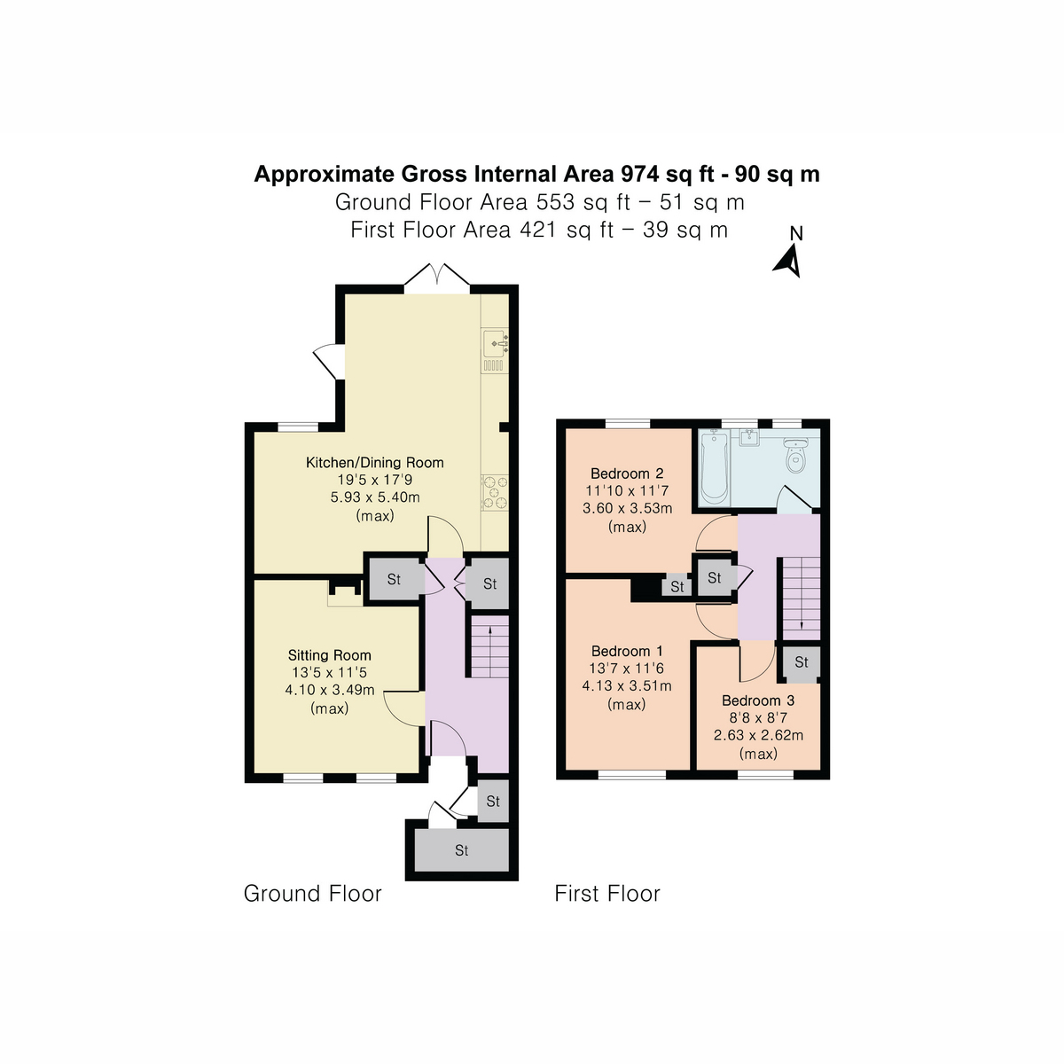 2, Dunsden Close, Didcot floorplan