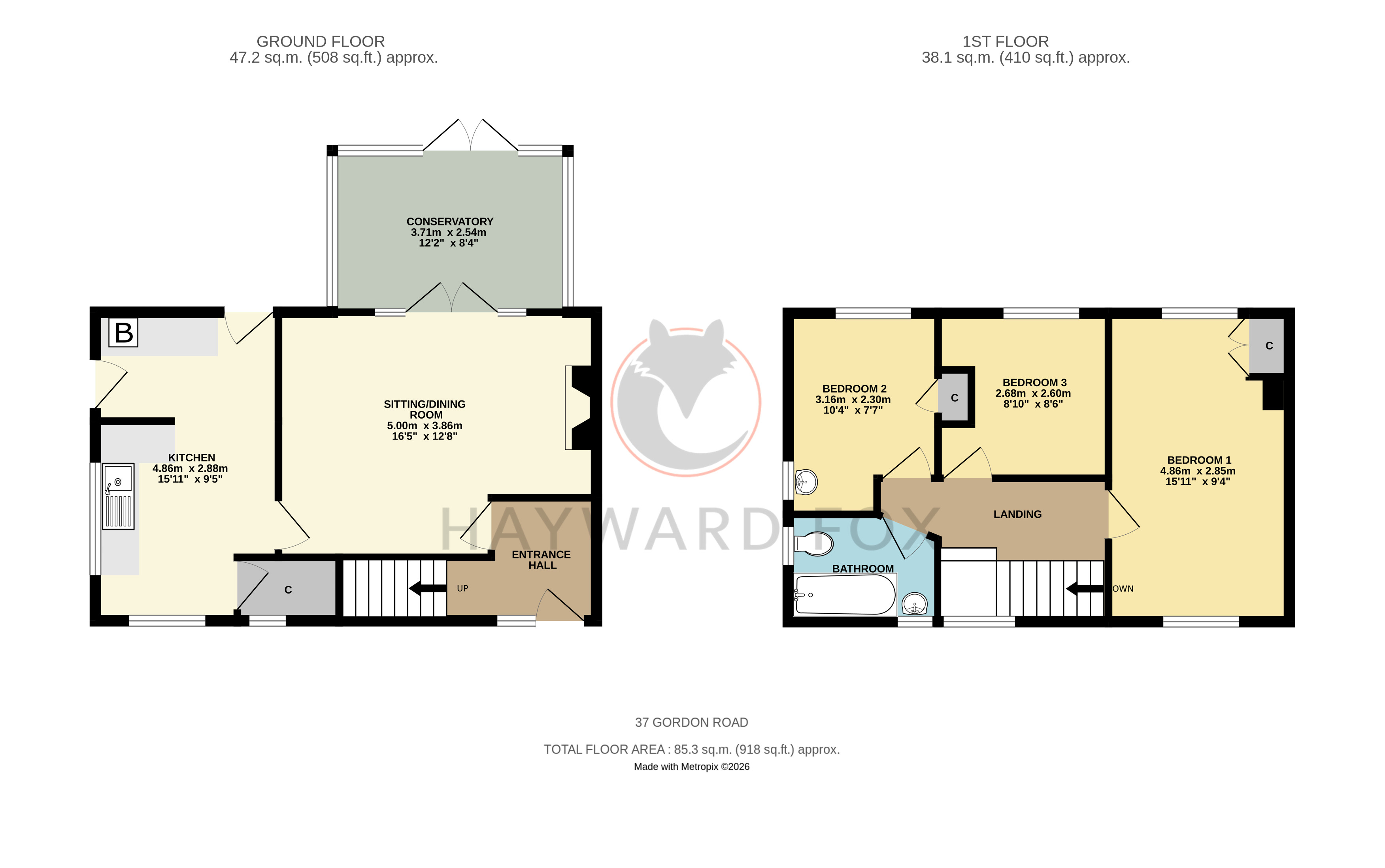 37, Gordon Road, Lymington floorplan