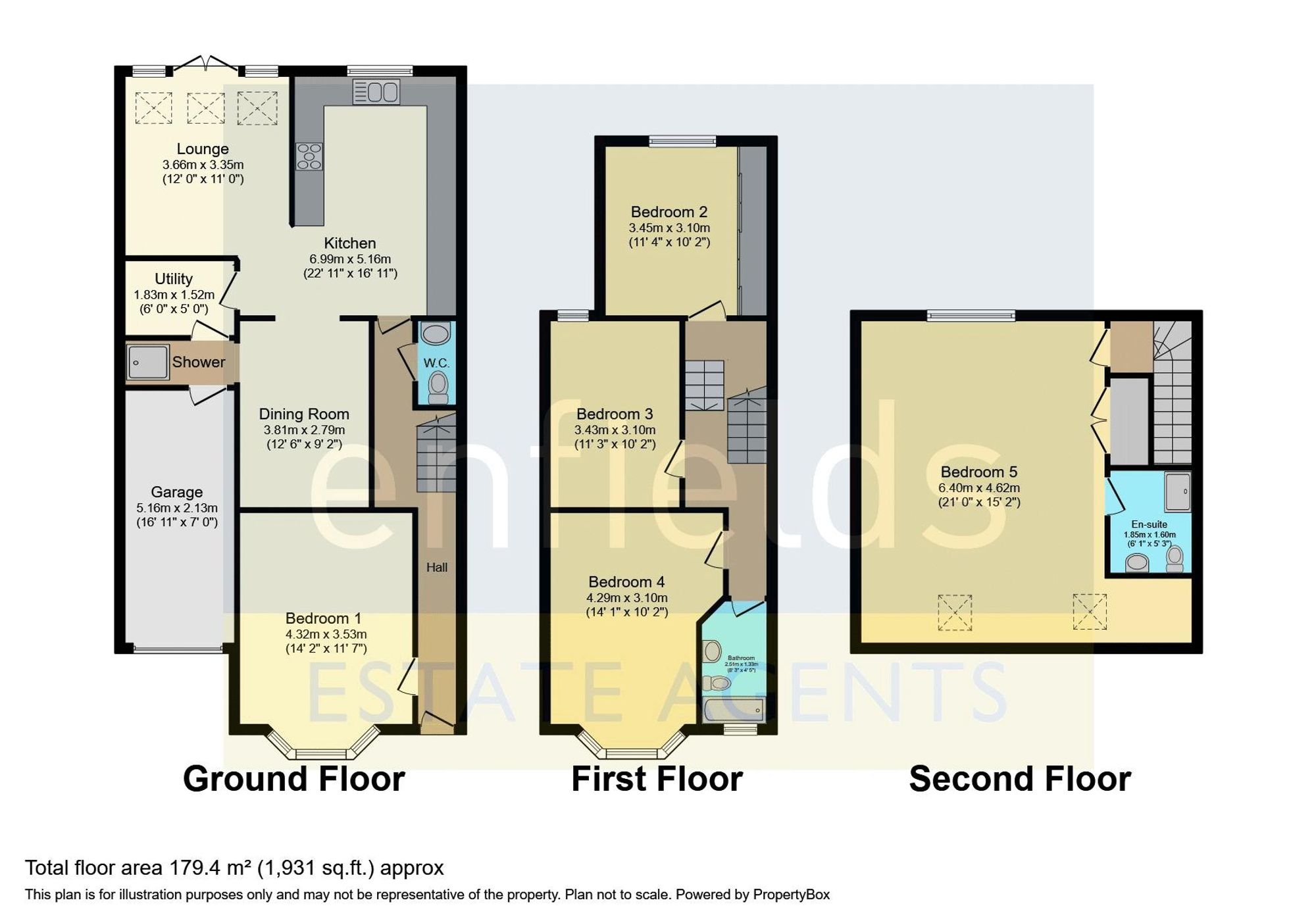82 Avon Road, Bournemouth floorplan