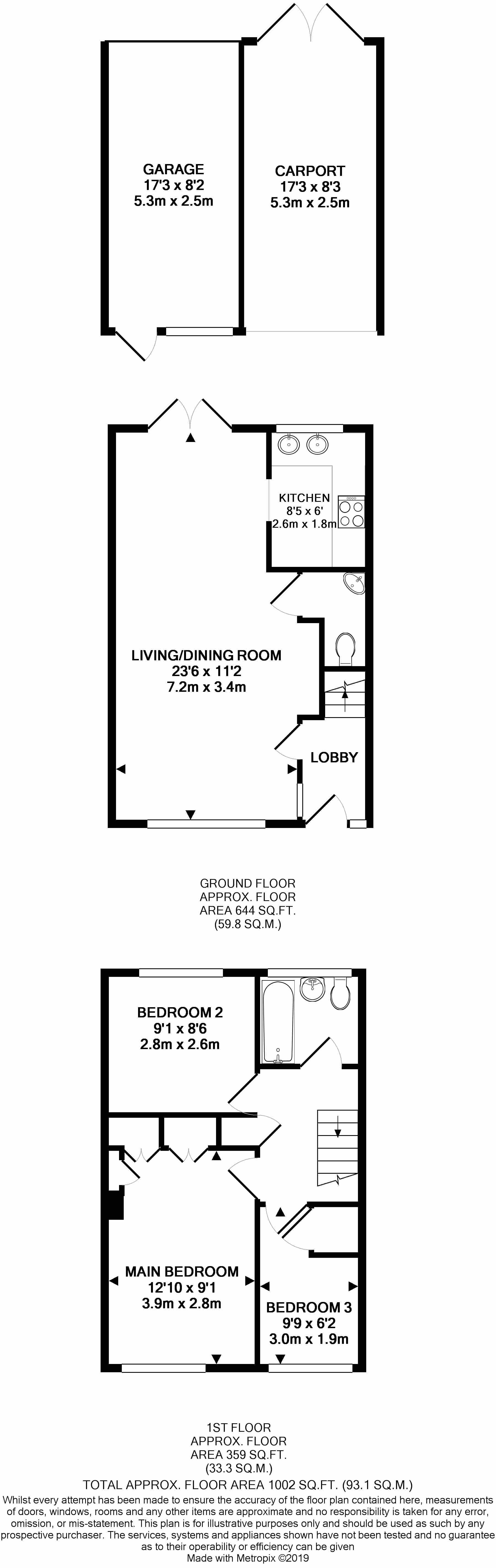 3 Bedrooms Terraced house for sale in Blackwater Close, Basingstoke RG21