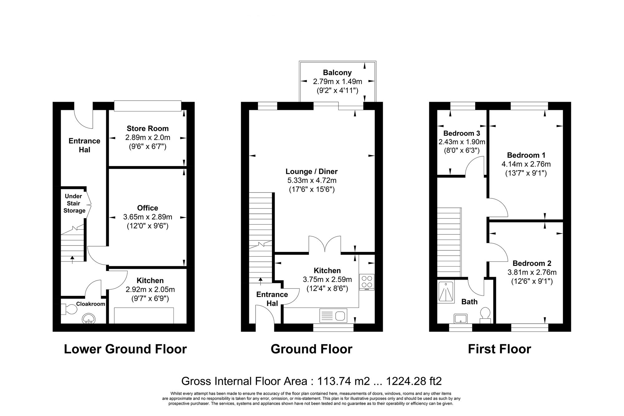 7 Aislaby Heights, Halifax floorplan