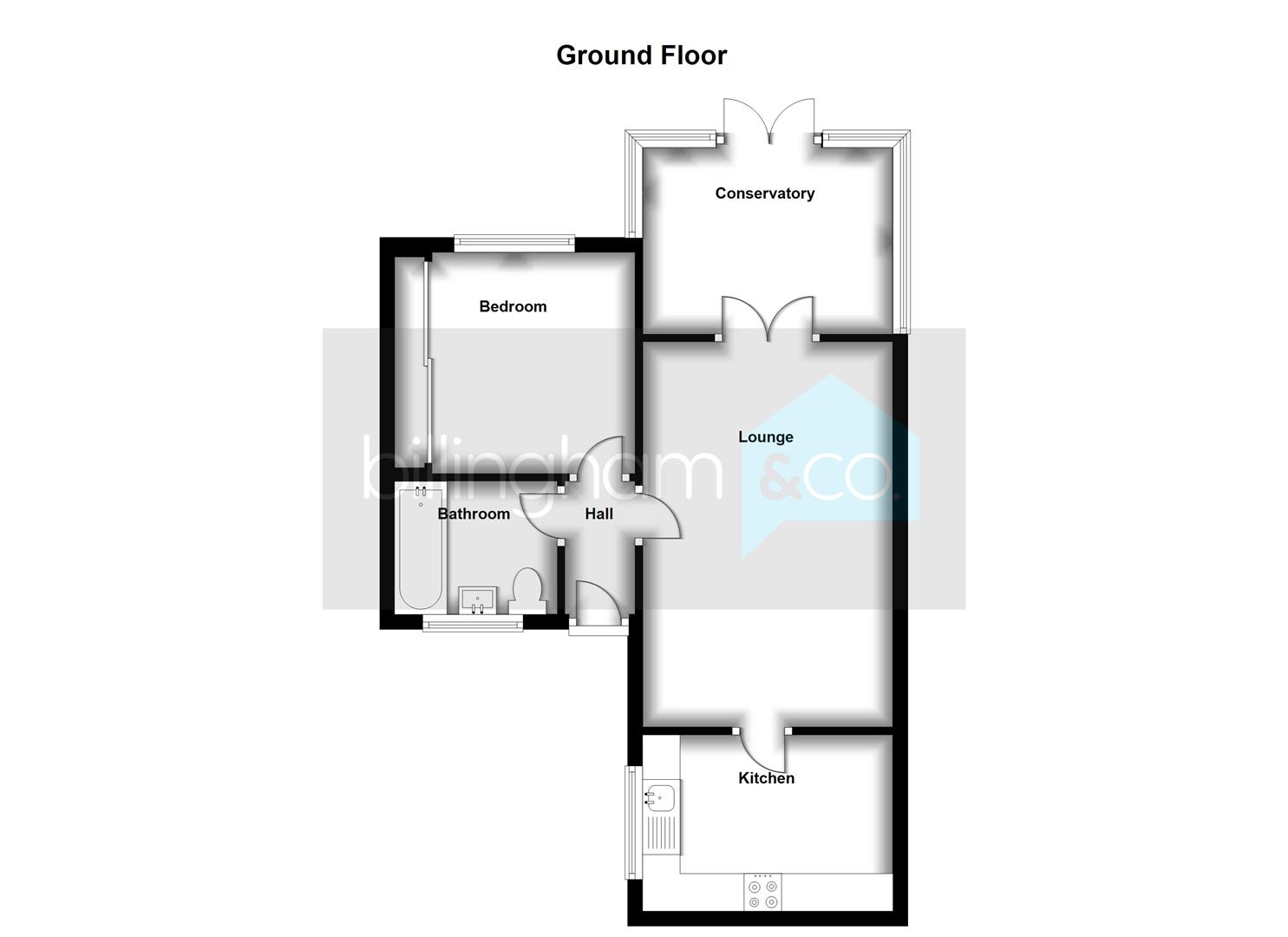 Brook Street, Quarry Bank, Brierley Hill DY5, 1 bedroom semi-detached ...