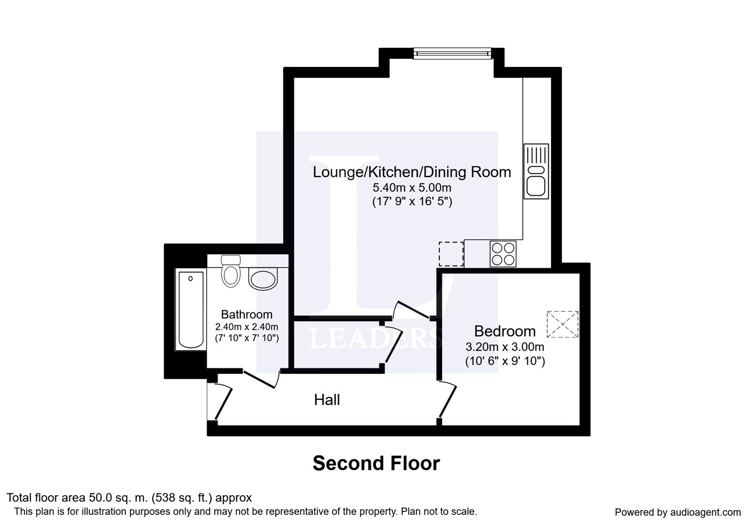 1 Bedrooms Flat to rent in Lyon Road, Walton-On-Thames KT12