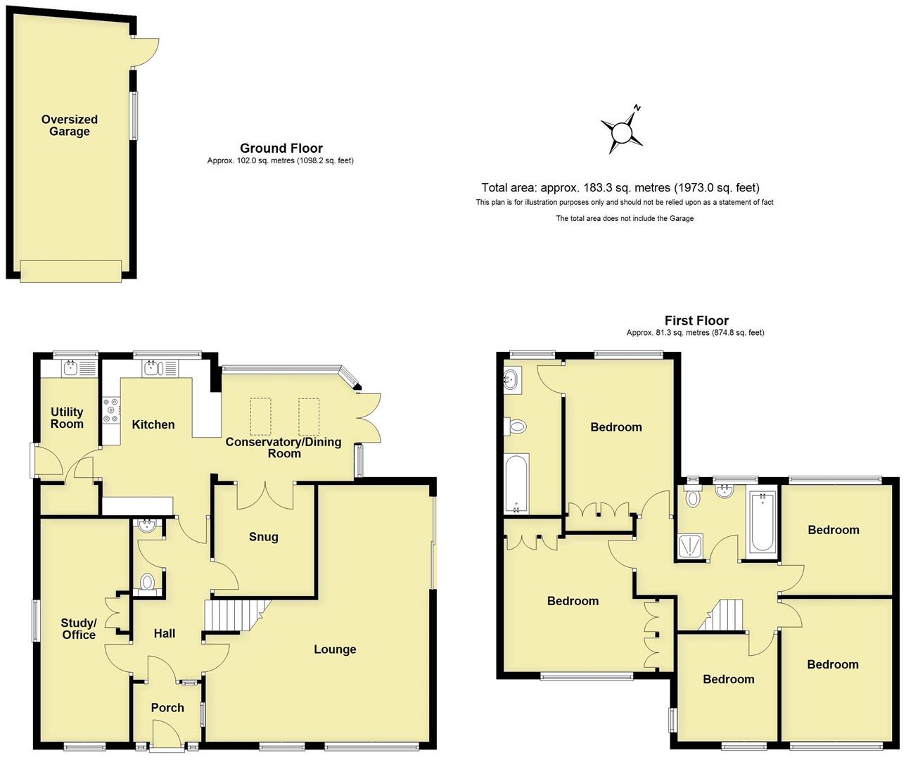 8, Fairfax Close, Warwick floorplan