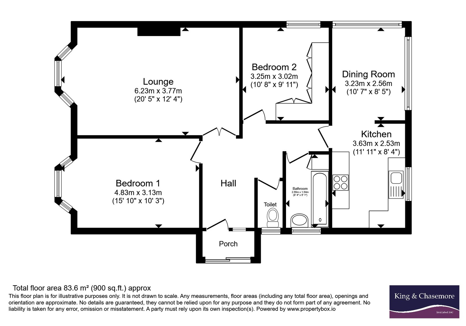 50, Bannings Vale, Brighton floorplan