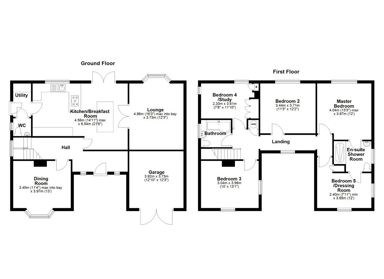 4, Meadow Way, Letchworth Garden City floorplan
