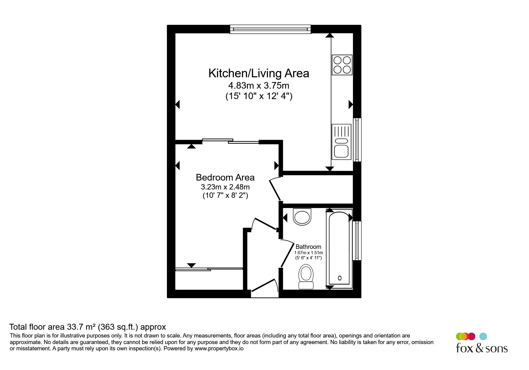 Flat 2, Winchester Court, Sutherland Close, Romsey floorplan