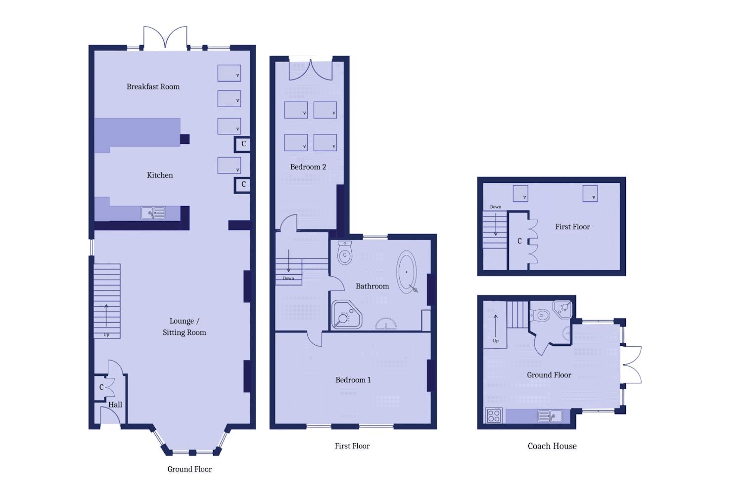 27, Sully Terrace, Penarth floorplan