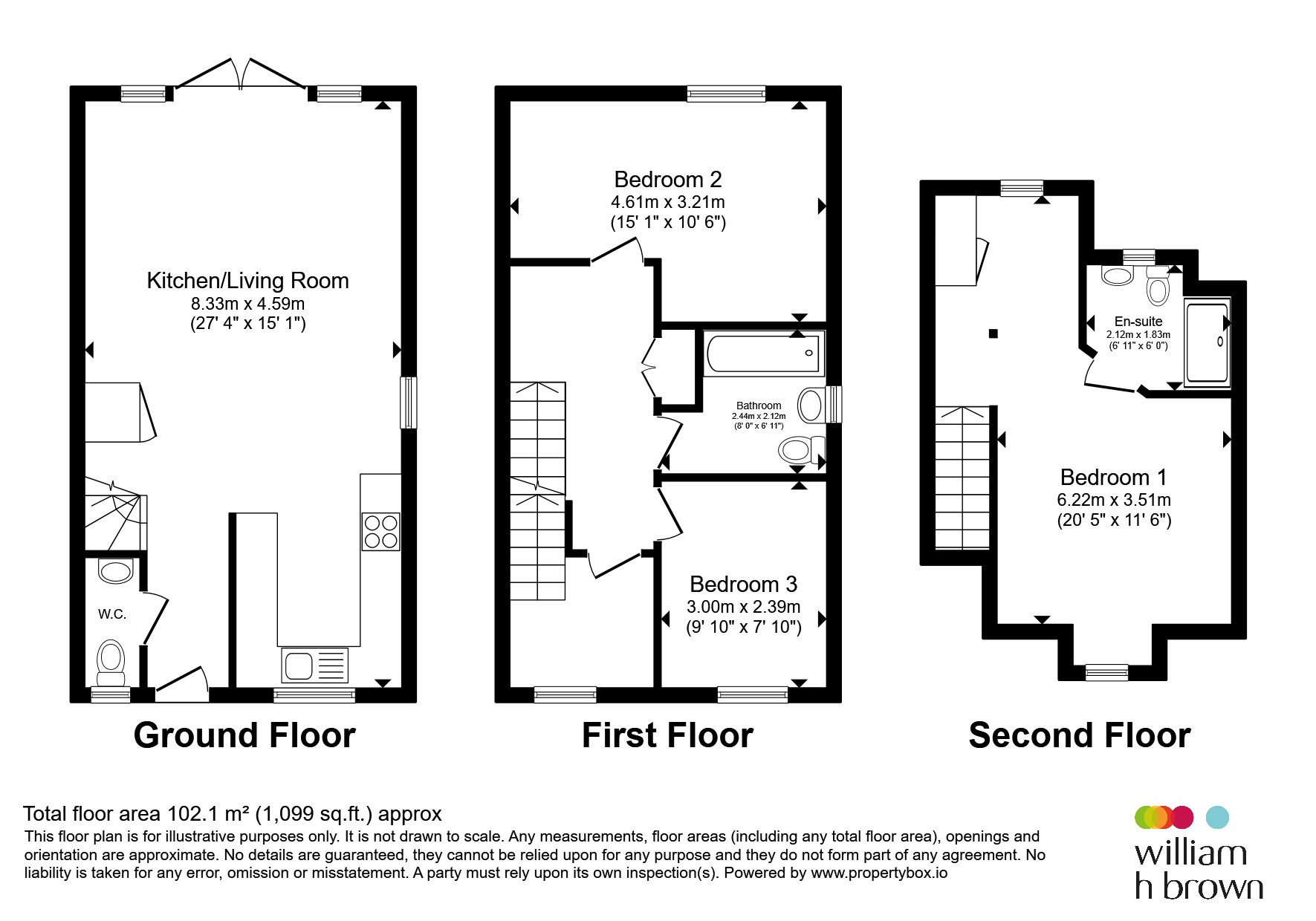 9, Blunden Close, Sudbury floorplan