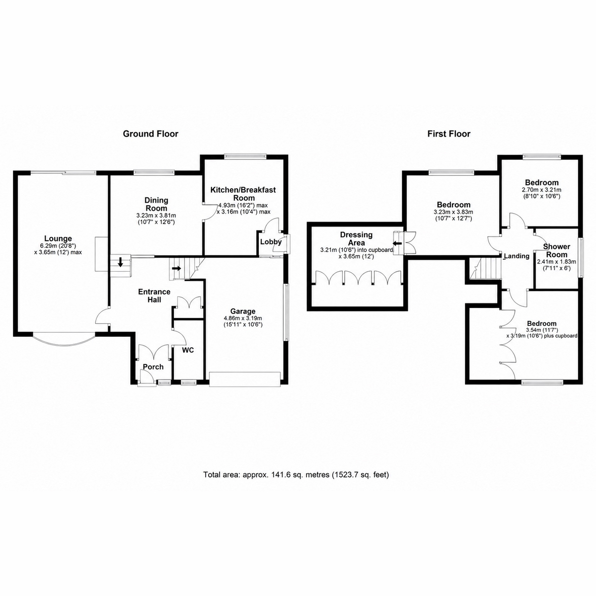 64, Burnedge Fold Road, Oldham floorplan