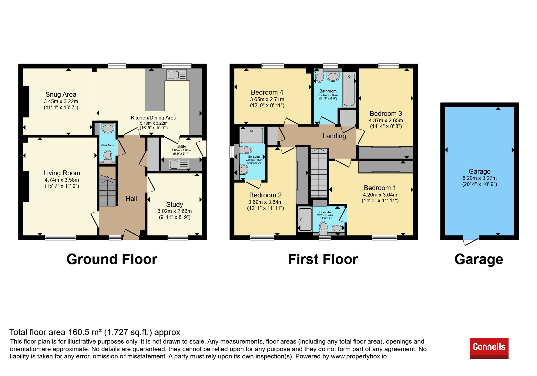 10, Farnes Close, Leamington Spa floorplan