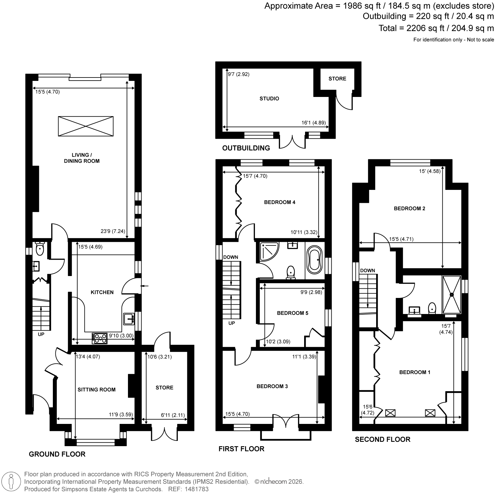 24, Kings Road, Walton-On-Thames floorplan