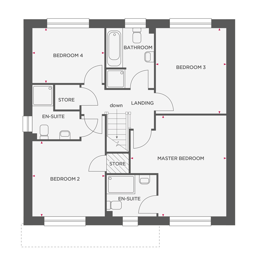 Plot 211 The Candleberry,, Kingsley Manor, Thornton-Cleveleys floorplan