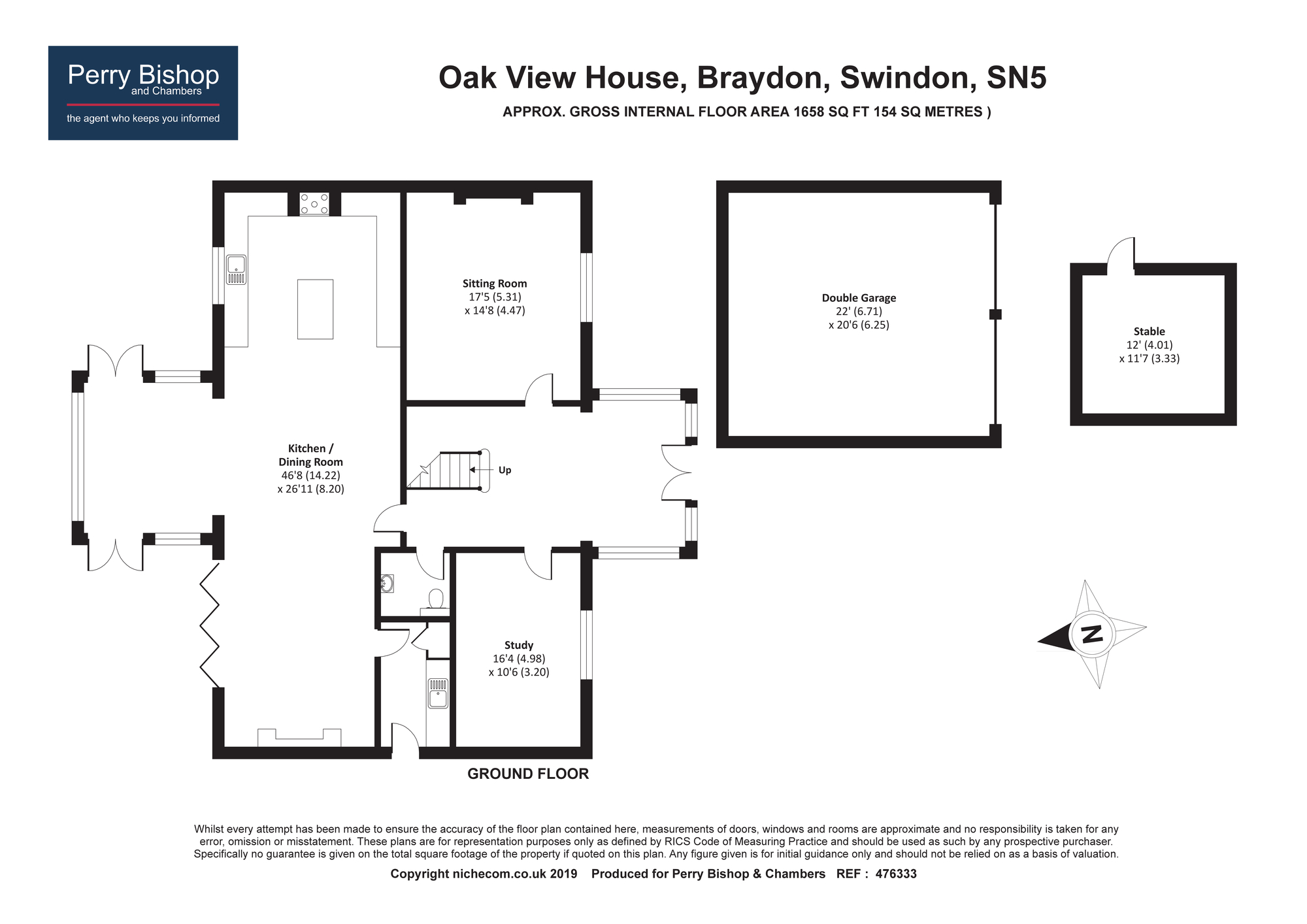 4 Bedrooms Detached house for sale in Braydon, Swindon SN5