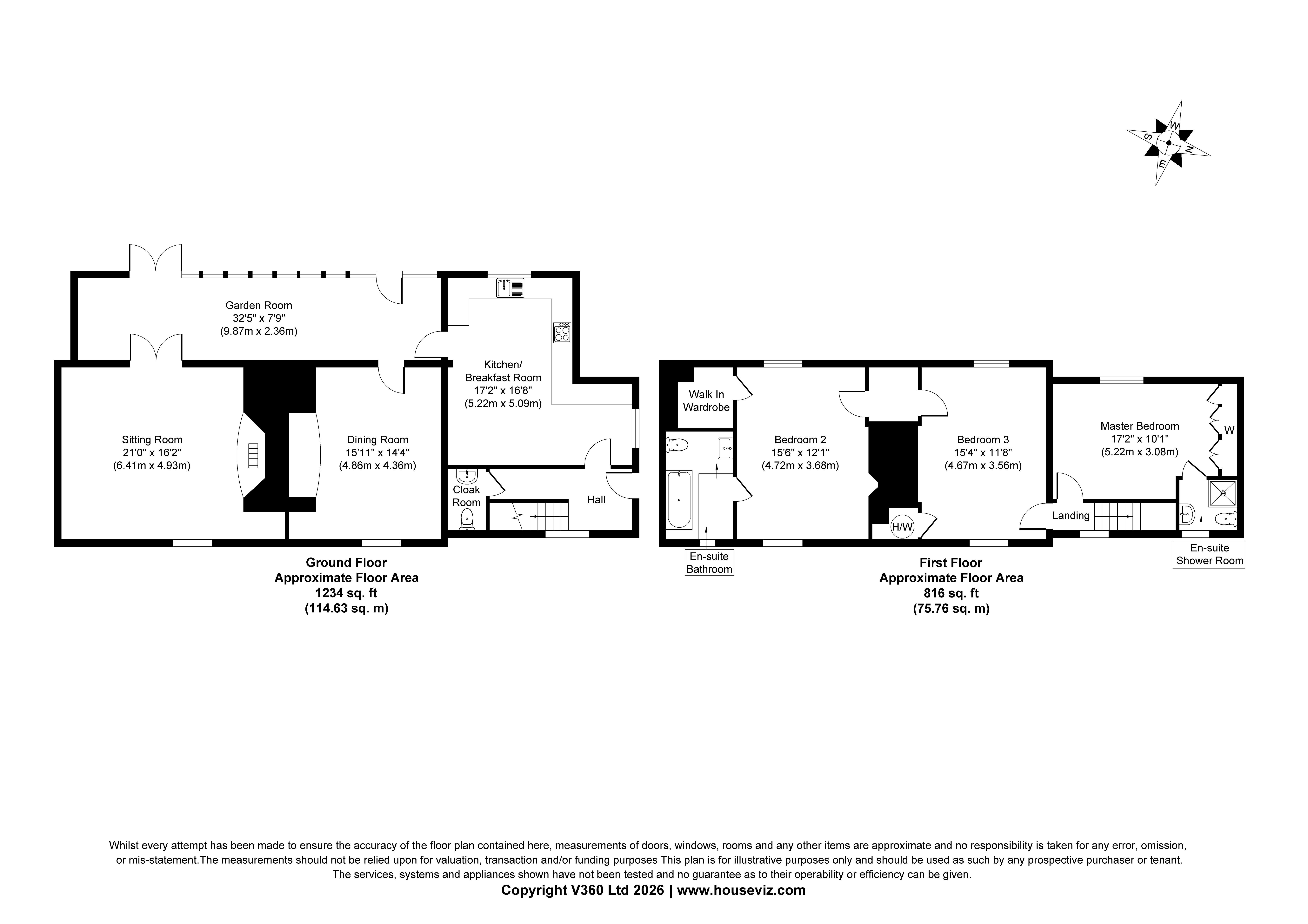 Spring House, 14, Mandeville, Cambridge floorplan