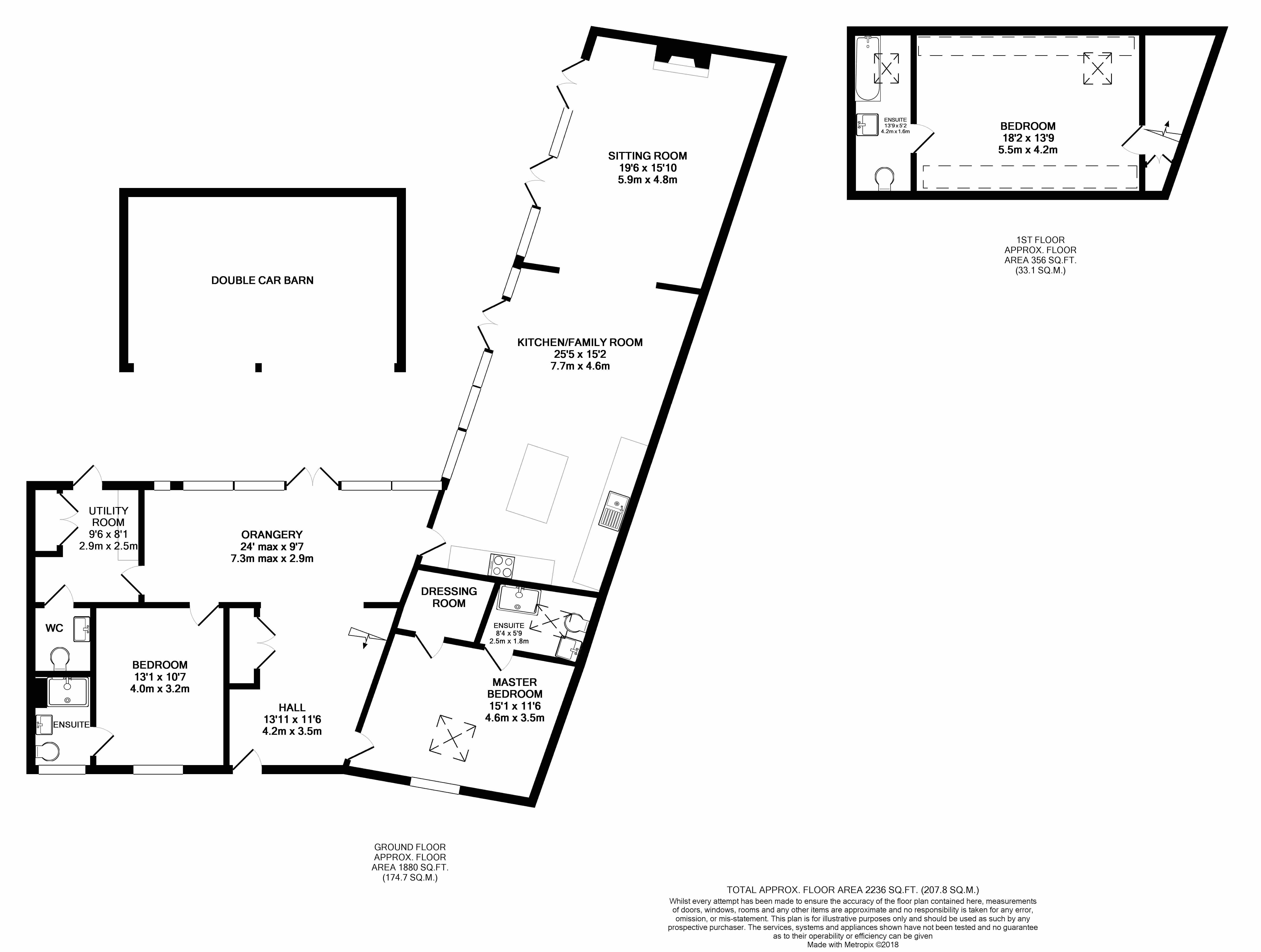 3 Bedrooms Semi-detached house for sale in Tortington Lane Farm, Tortington Lane, Arundel, West Sussex BN18