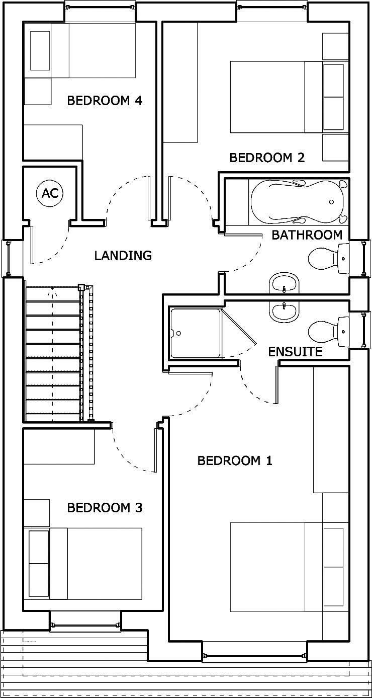 Plot 76 The Denver, Off Moor Road, Nottingham floorplan