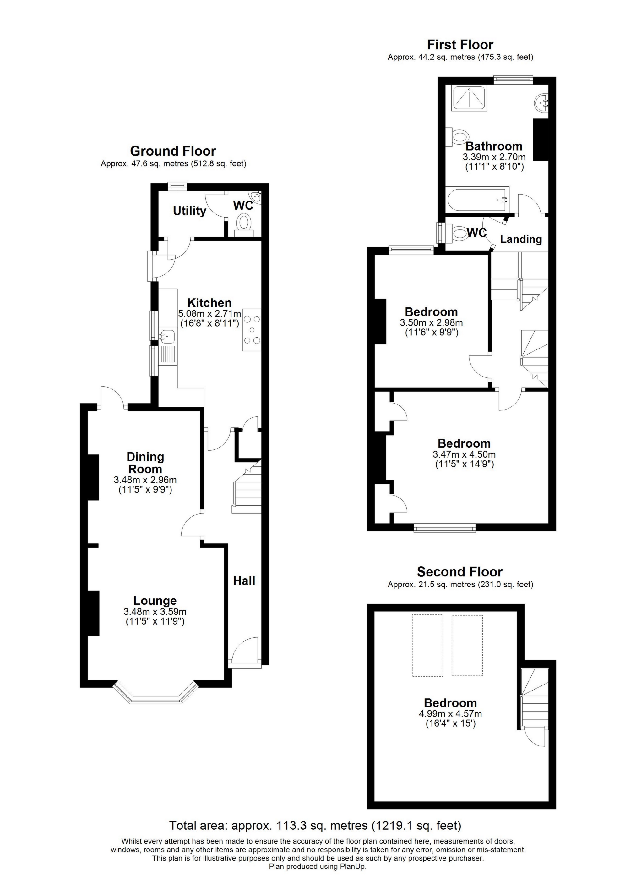 Seabrook Road, Hythe CT21, 3 bedroom end terrace house for sale