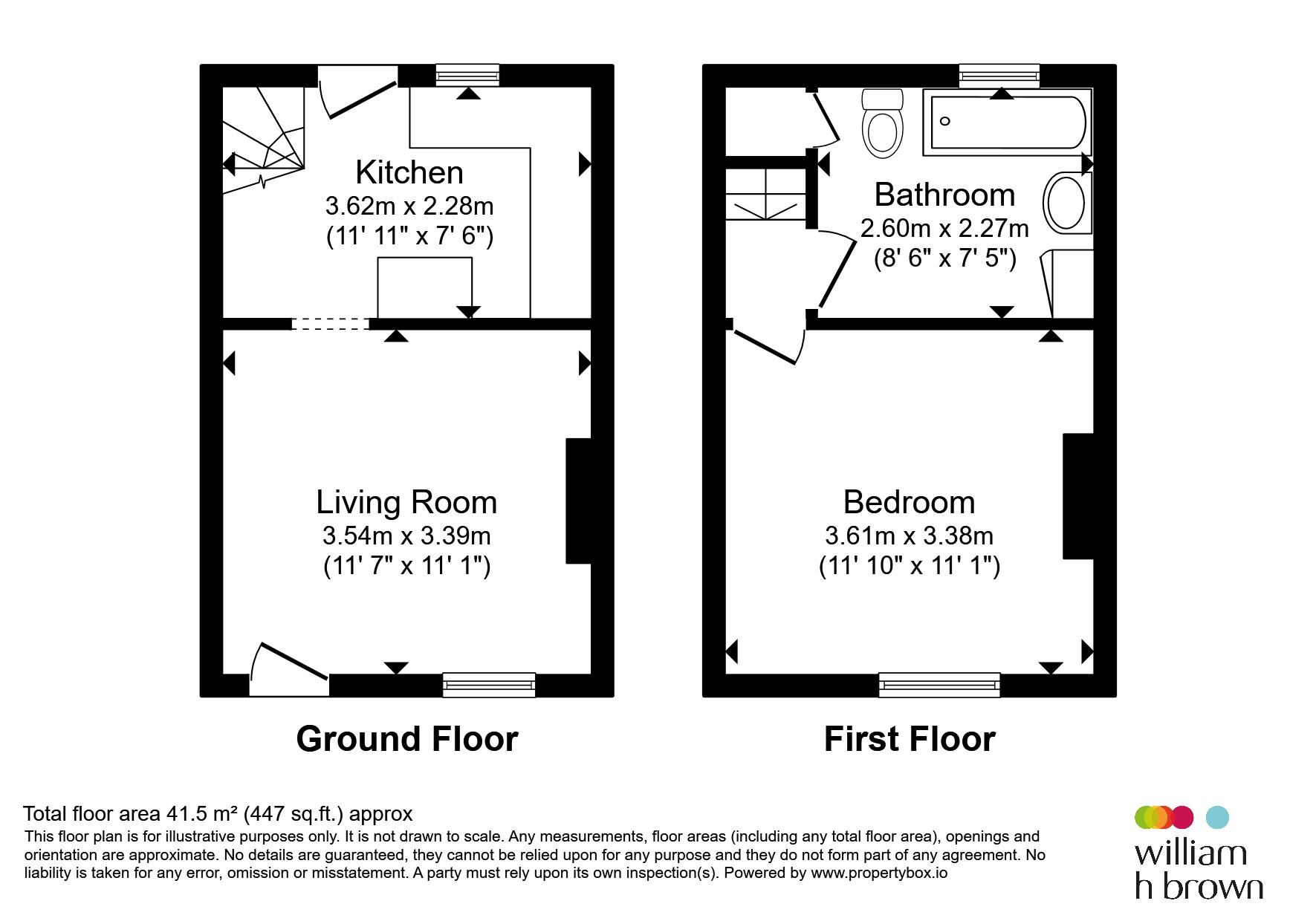 57, Brook Street, Colchester floorplan