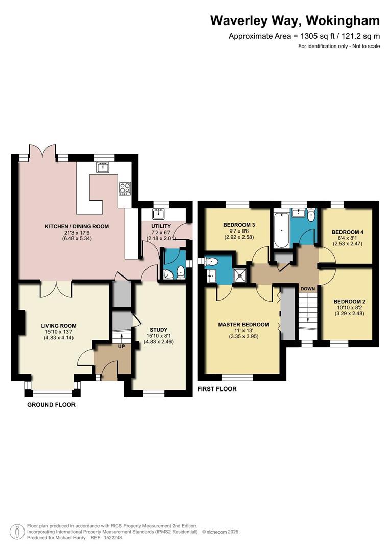 43, Waverley Way, Wokingham floorplan