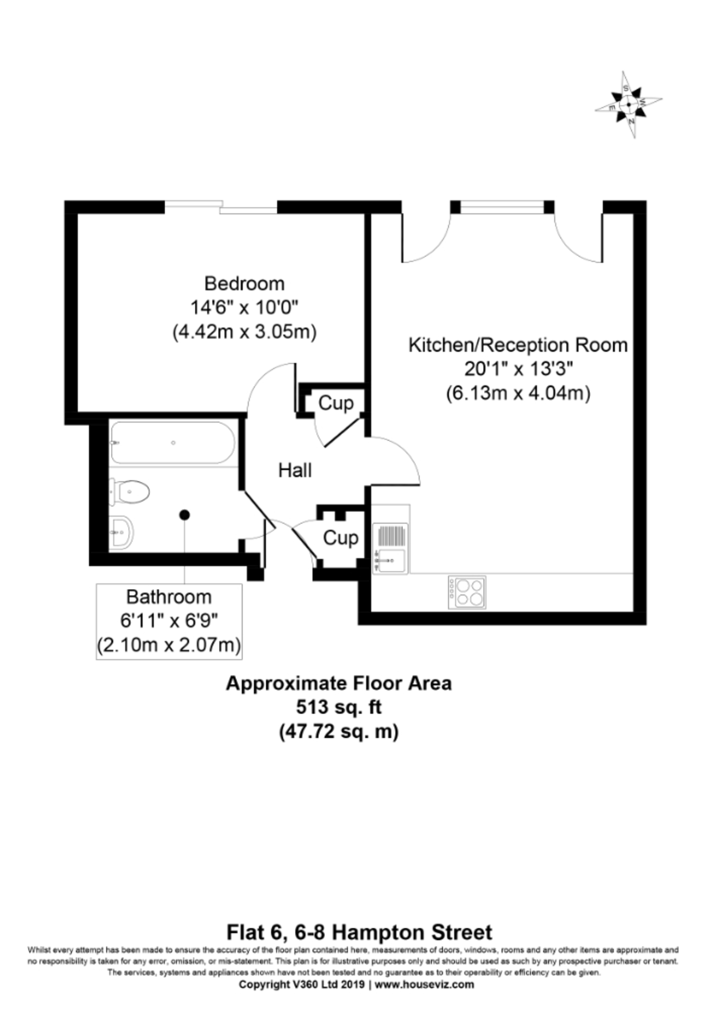 1 Bedrooms Flat for sale in Hampton Street, London SE1