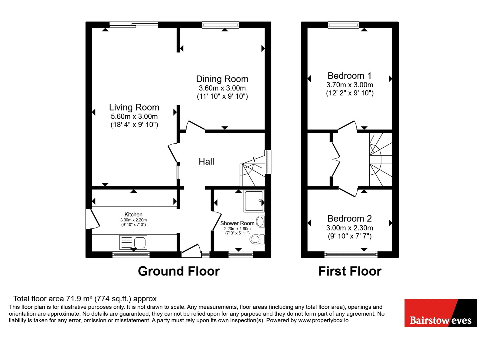 4, Alexander Close, Nottingham floorplan