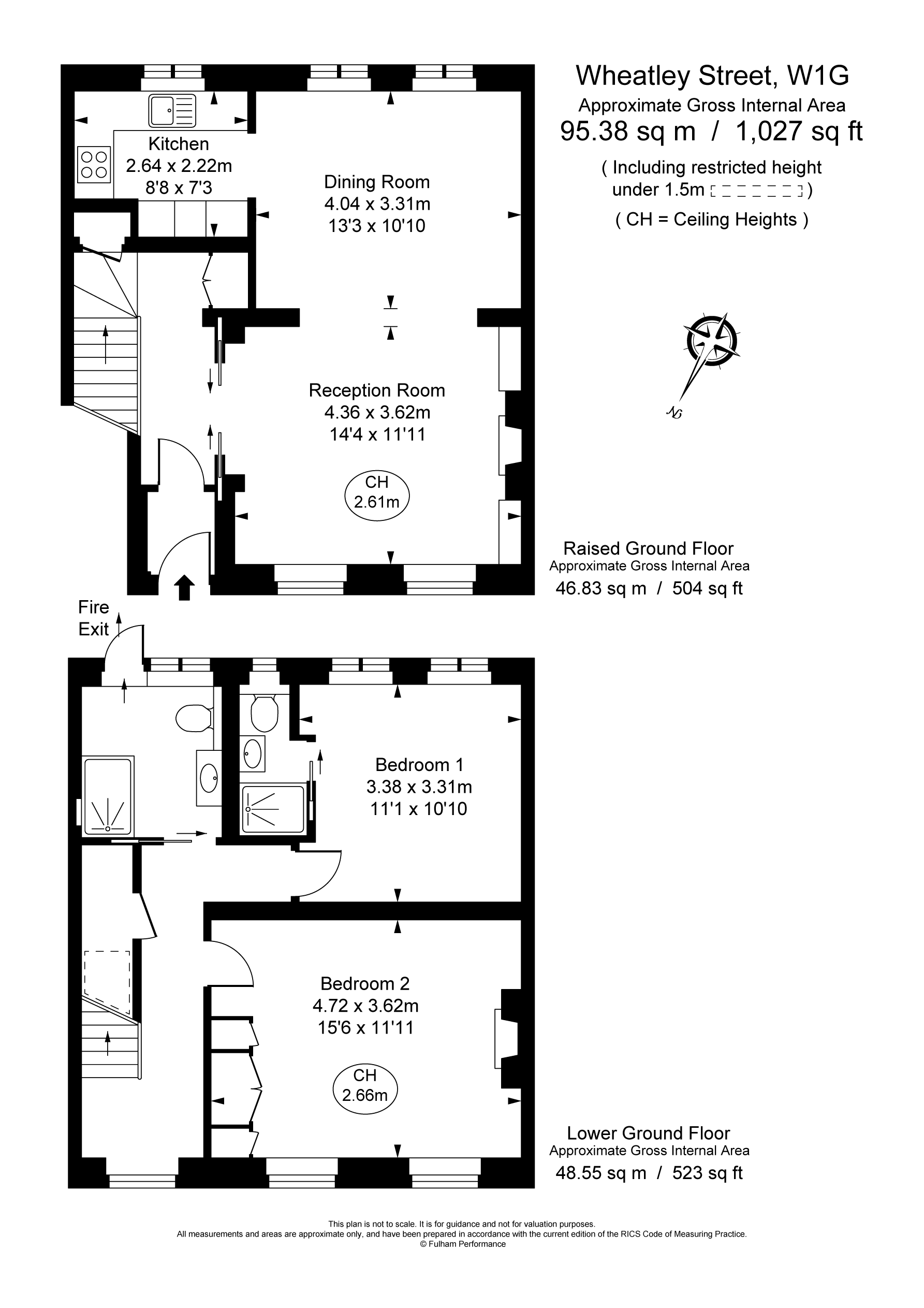 6, Wheatley Street, London floorplan