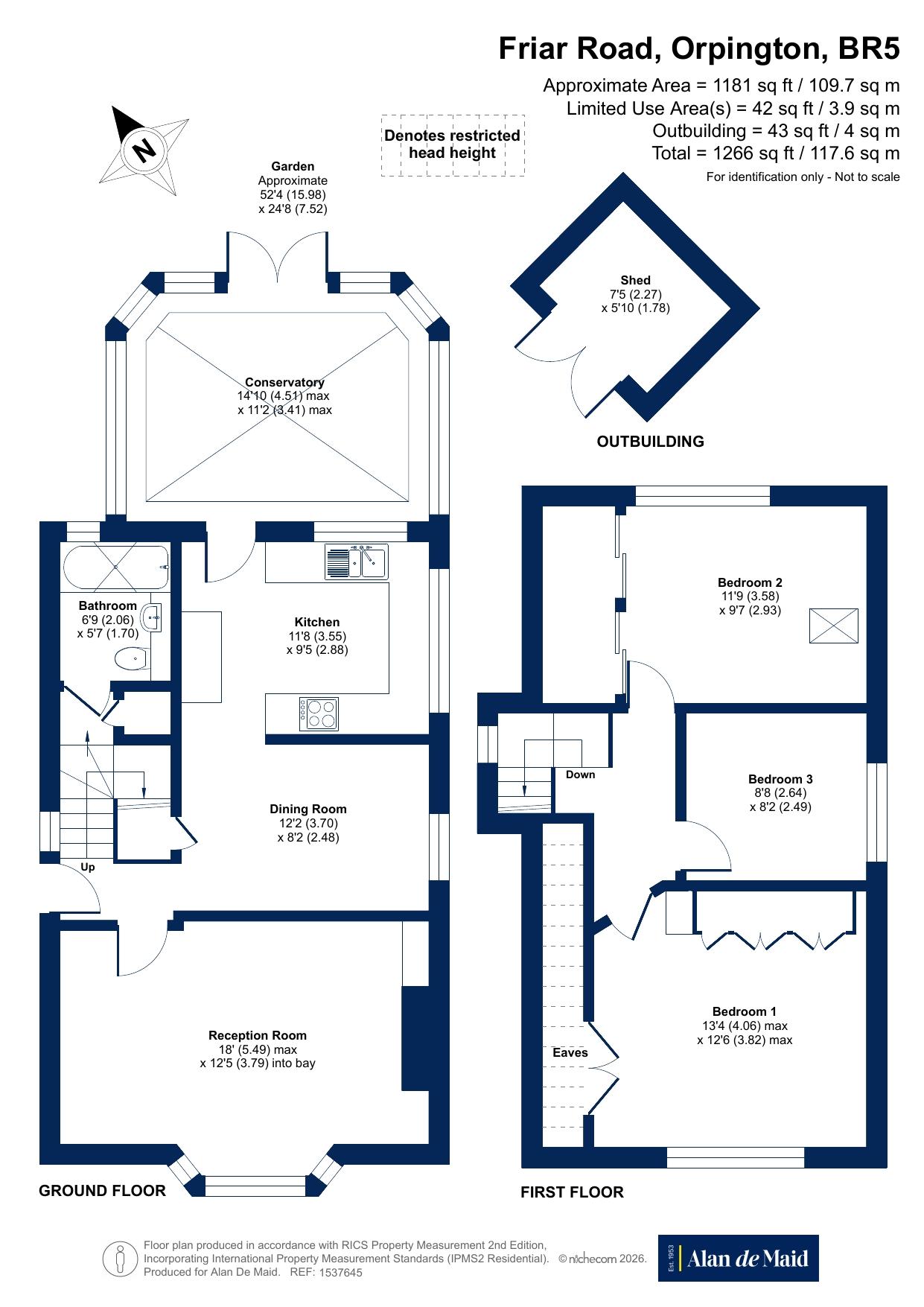 Friar Road, Orpington floorplan