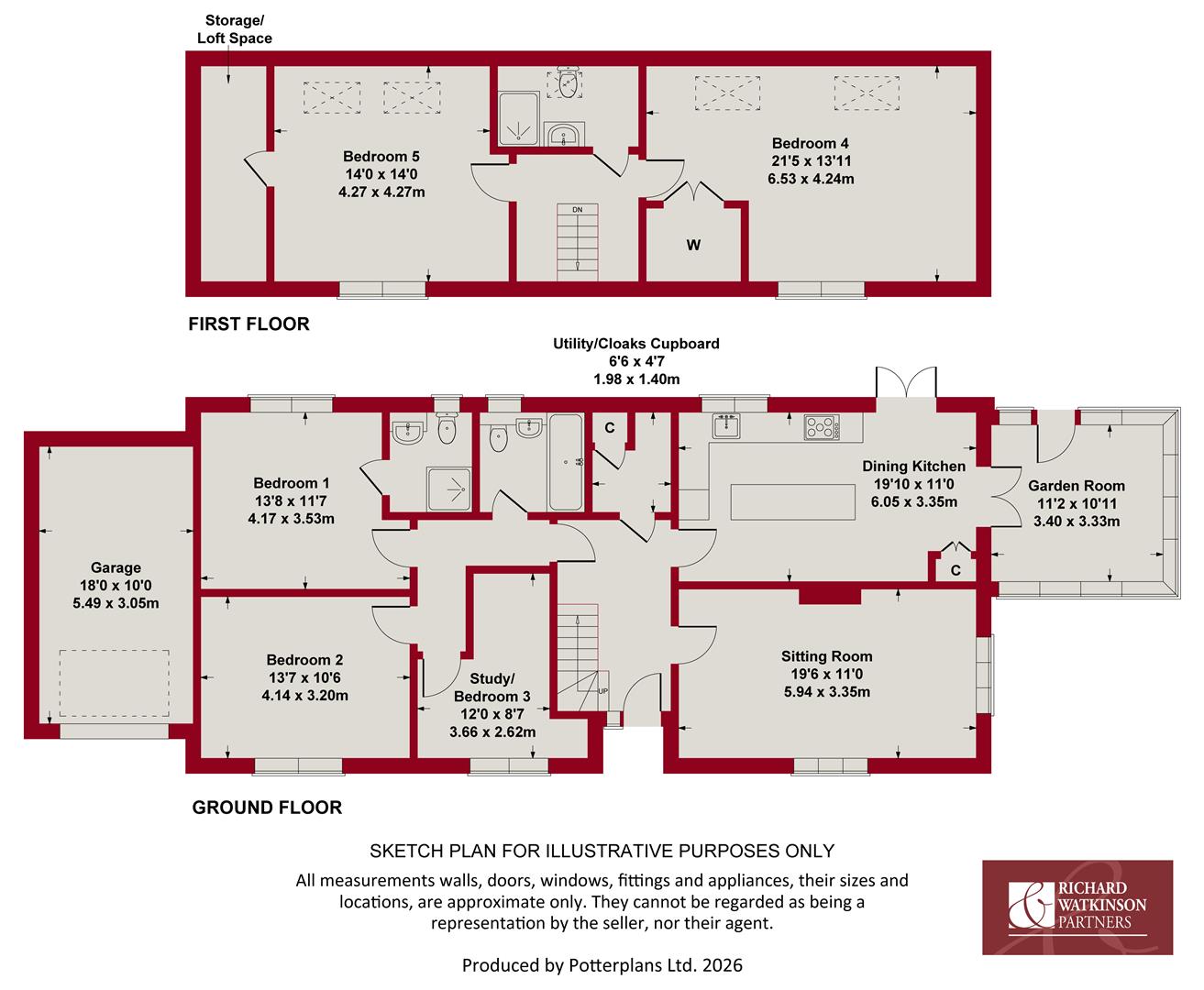 Lundy Cottage, Frog Lane, Plungar floorplan