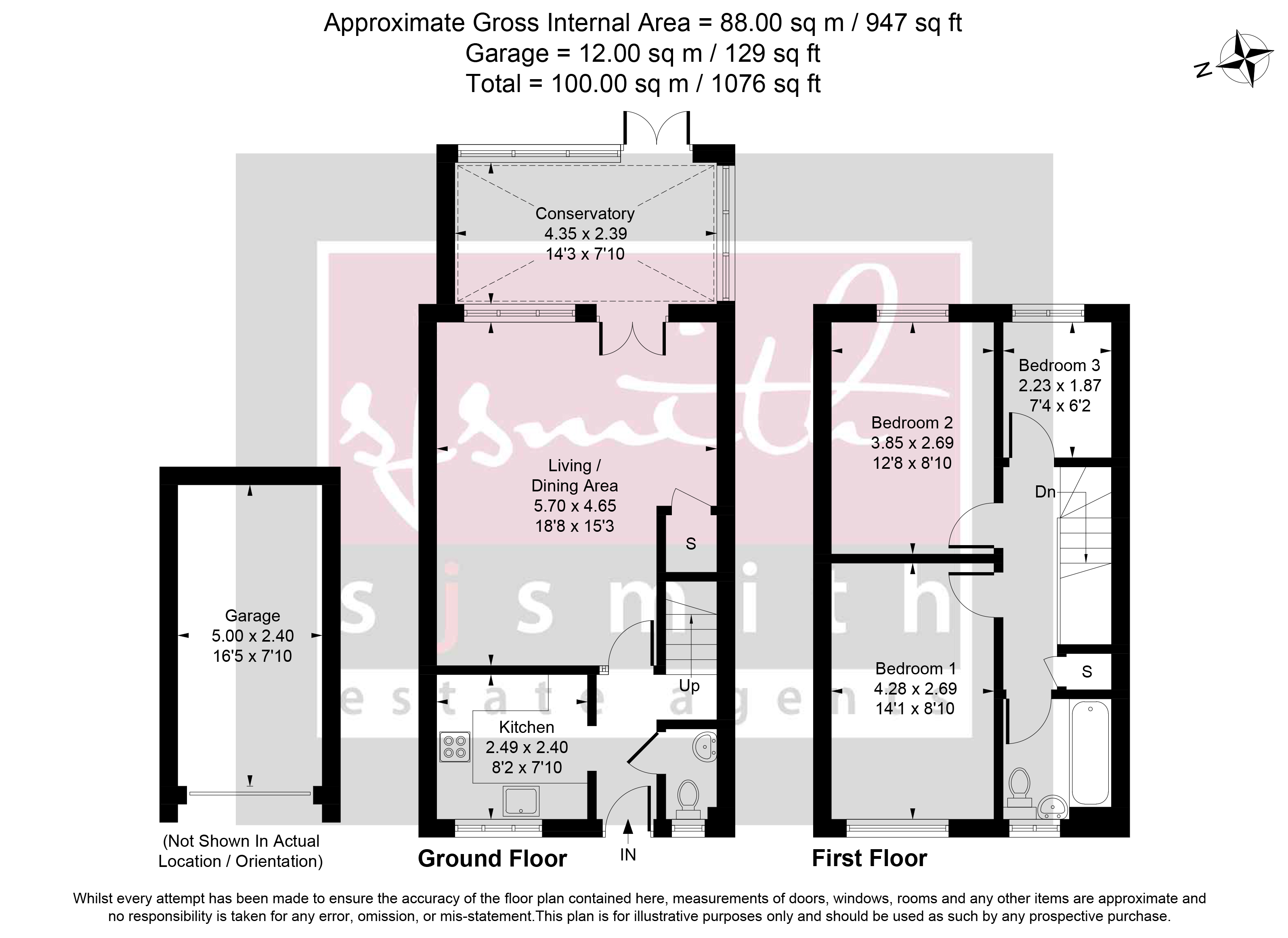 Wentworth Close, Ashford floorplan