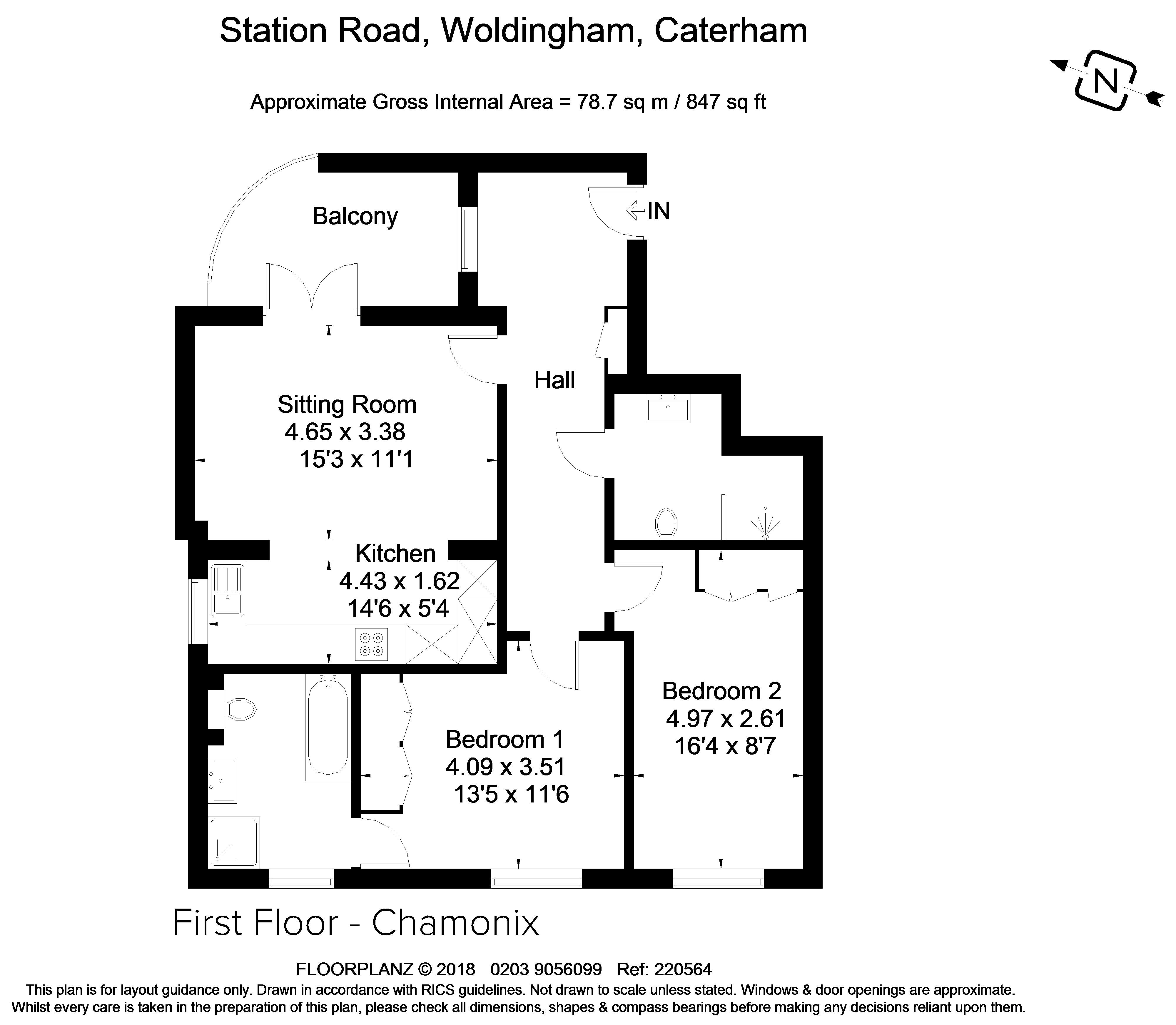 2 Bedrooms Flat to rent in The Crescent, Station Road, Woldingham, Caterham CR3