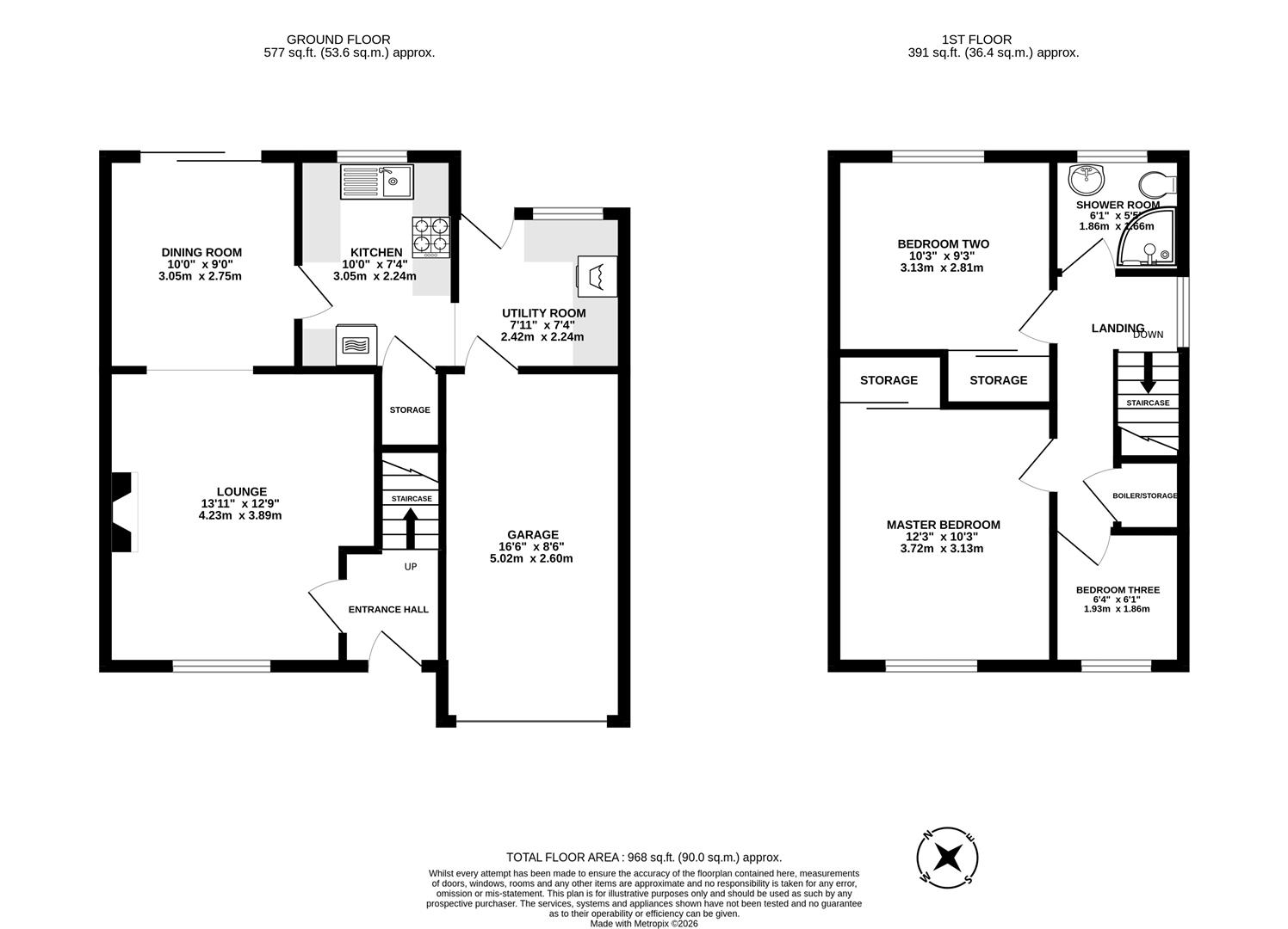 9, Alder Grove, Chorley floorplan