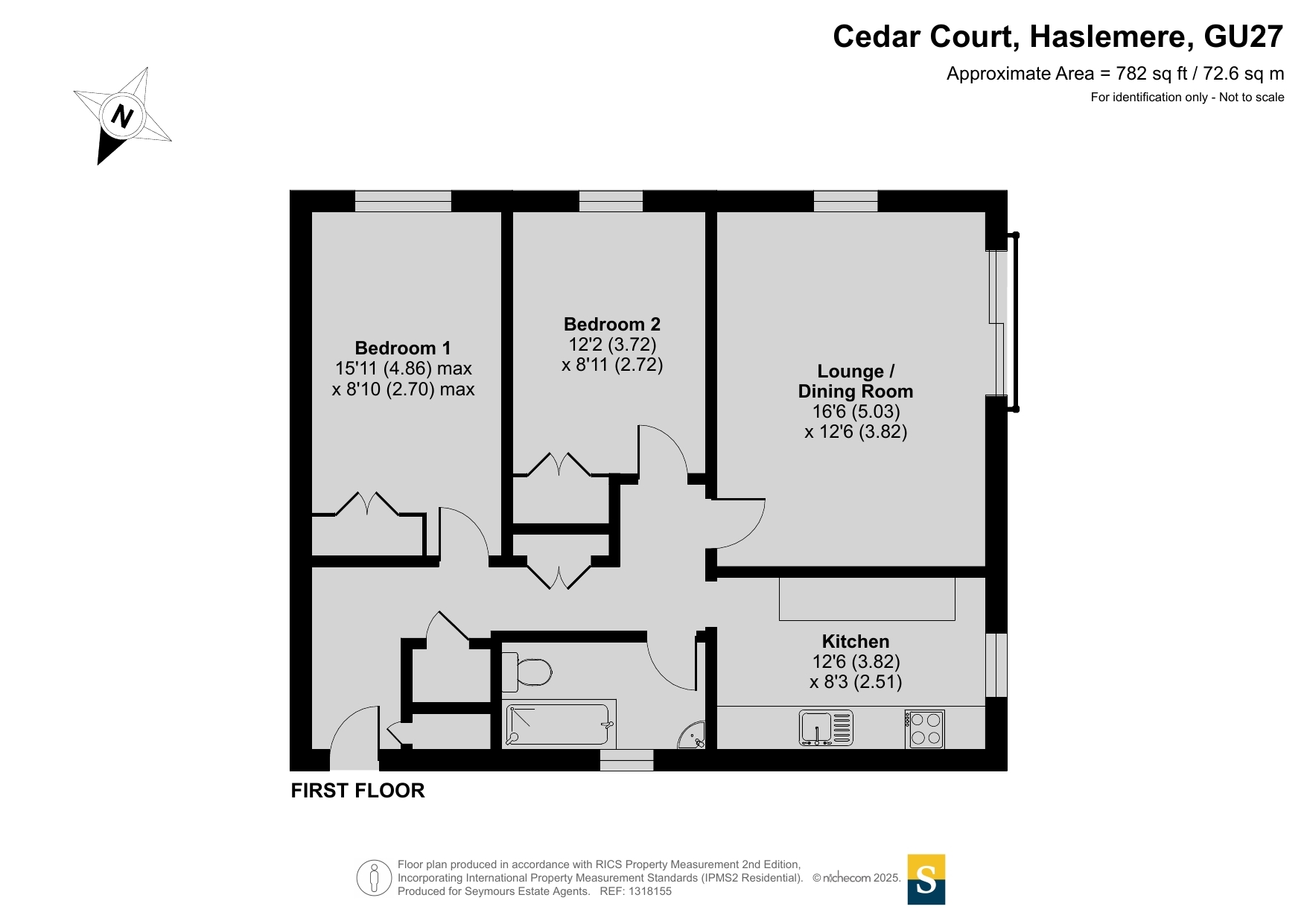 32, Cedar Court, Surrey floorplan