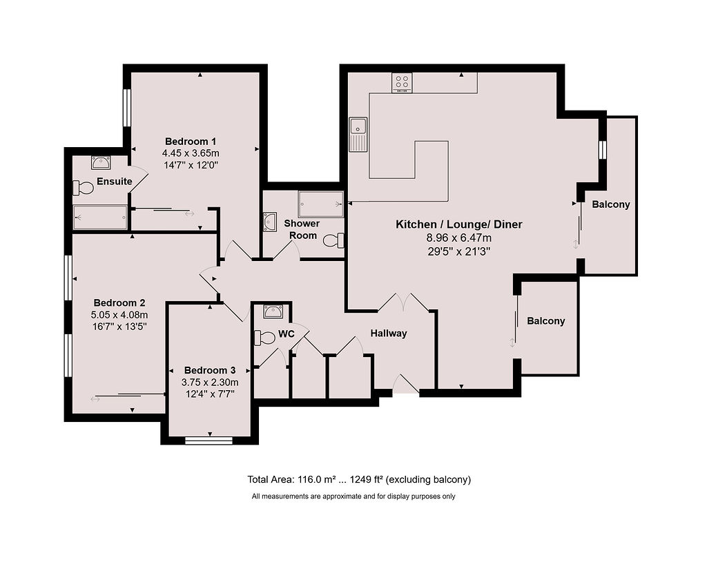 59, Honeycombe Beach, Bournemouth floorplan