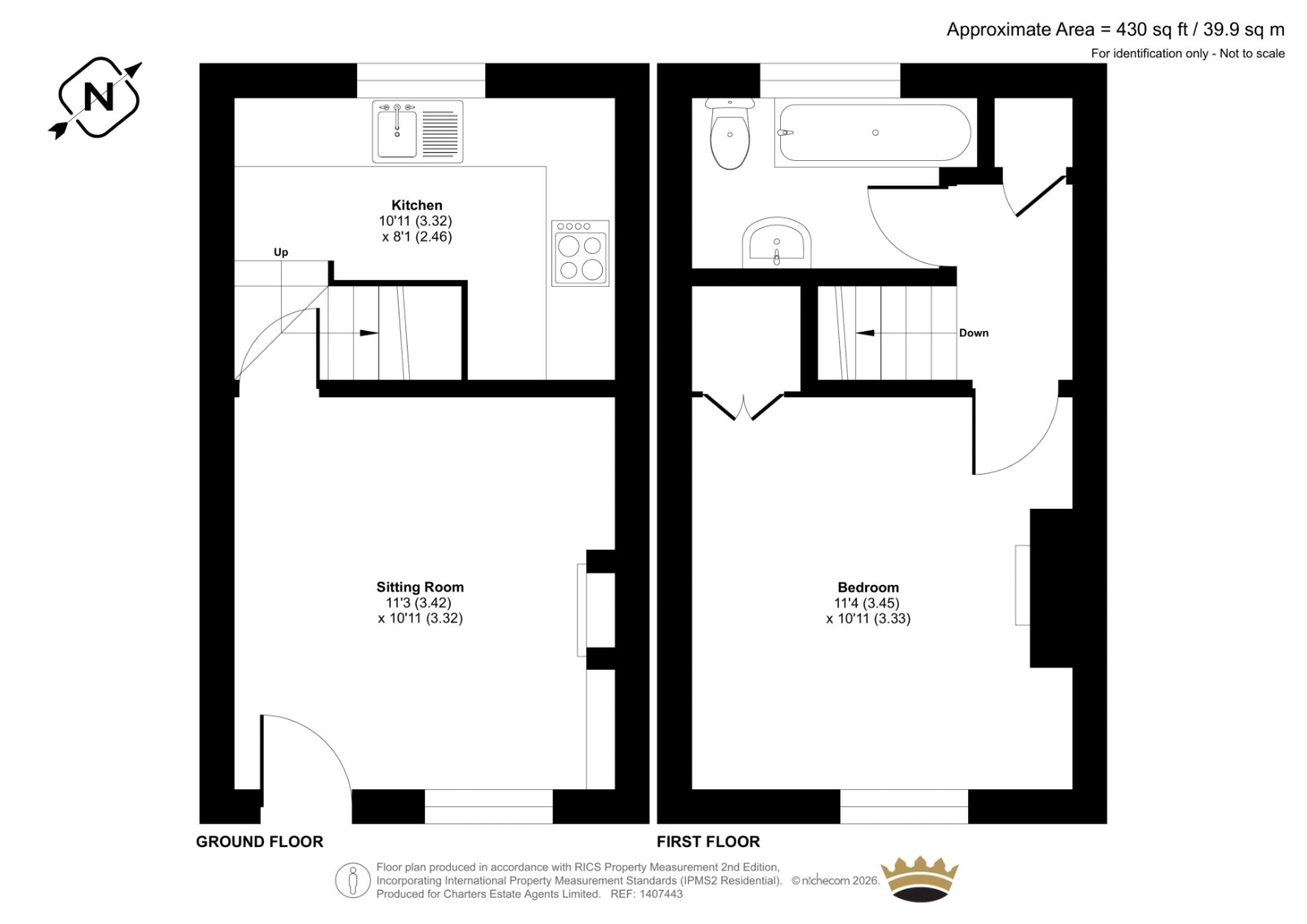5, Vicarage Lane, Farnham floorplan