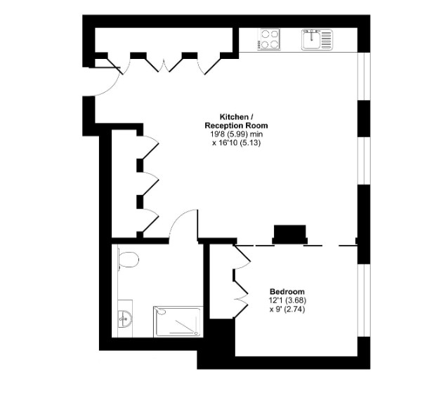 Askew Building , Bartholomew Close, London floorplan