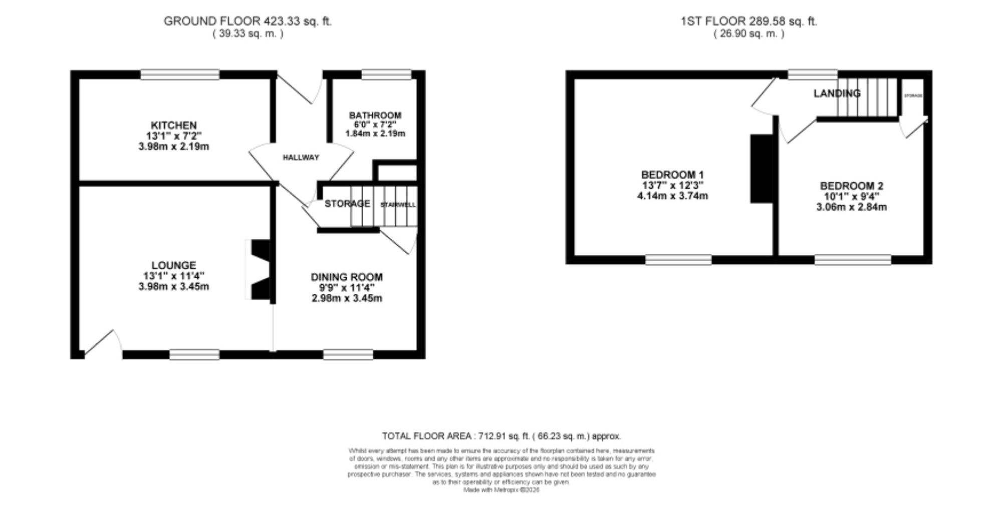 5 Newhall Street, Stoke-On-Trent floorplan