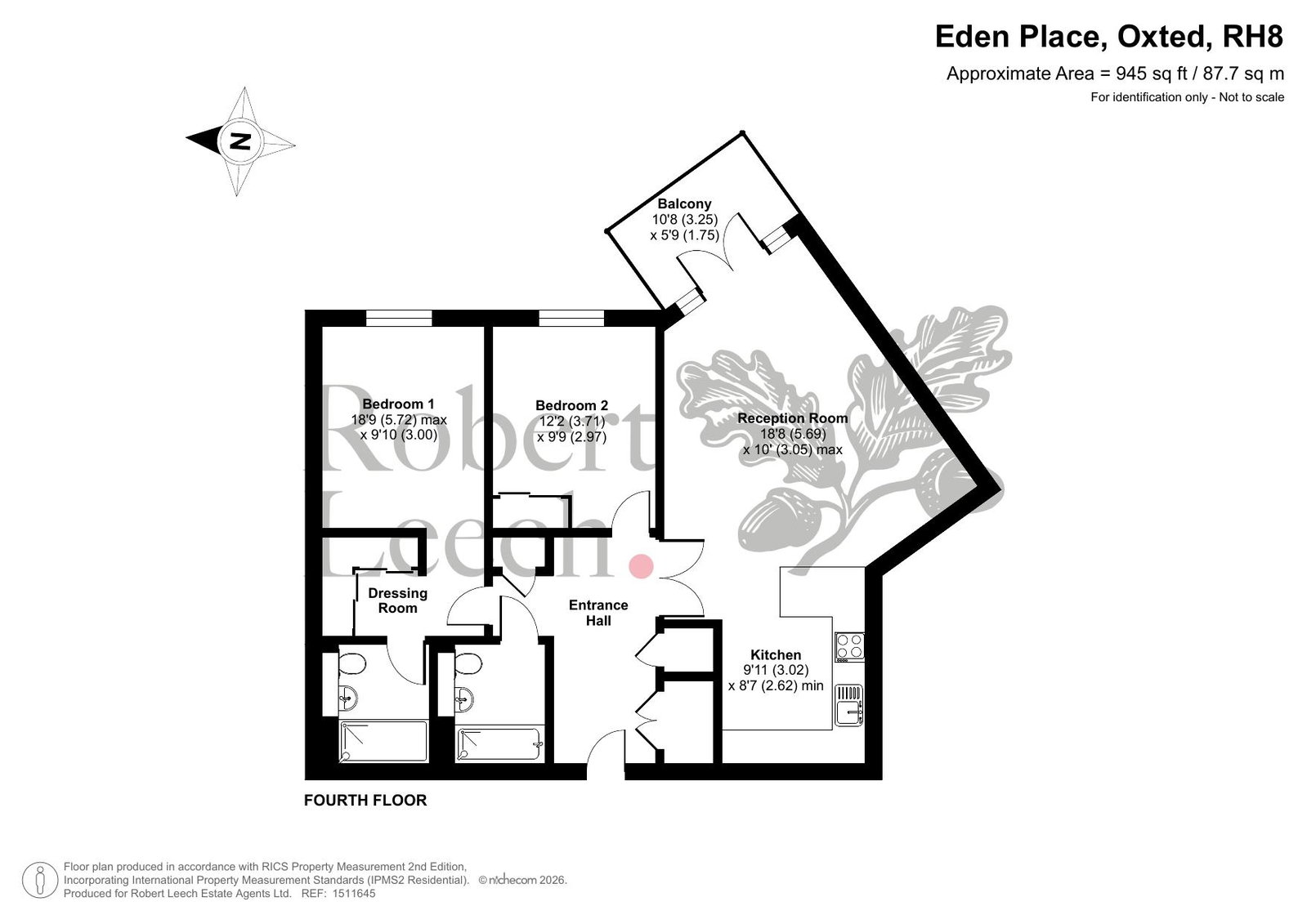 38 Atkinson House, Eden Place, Station Road East, Oxted floorplan