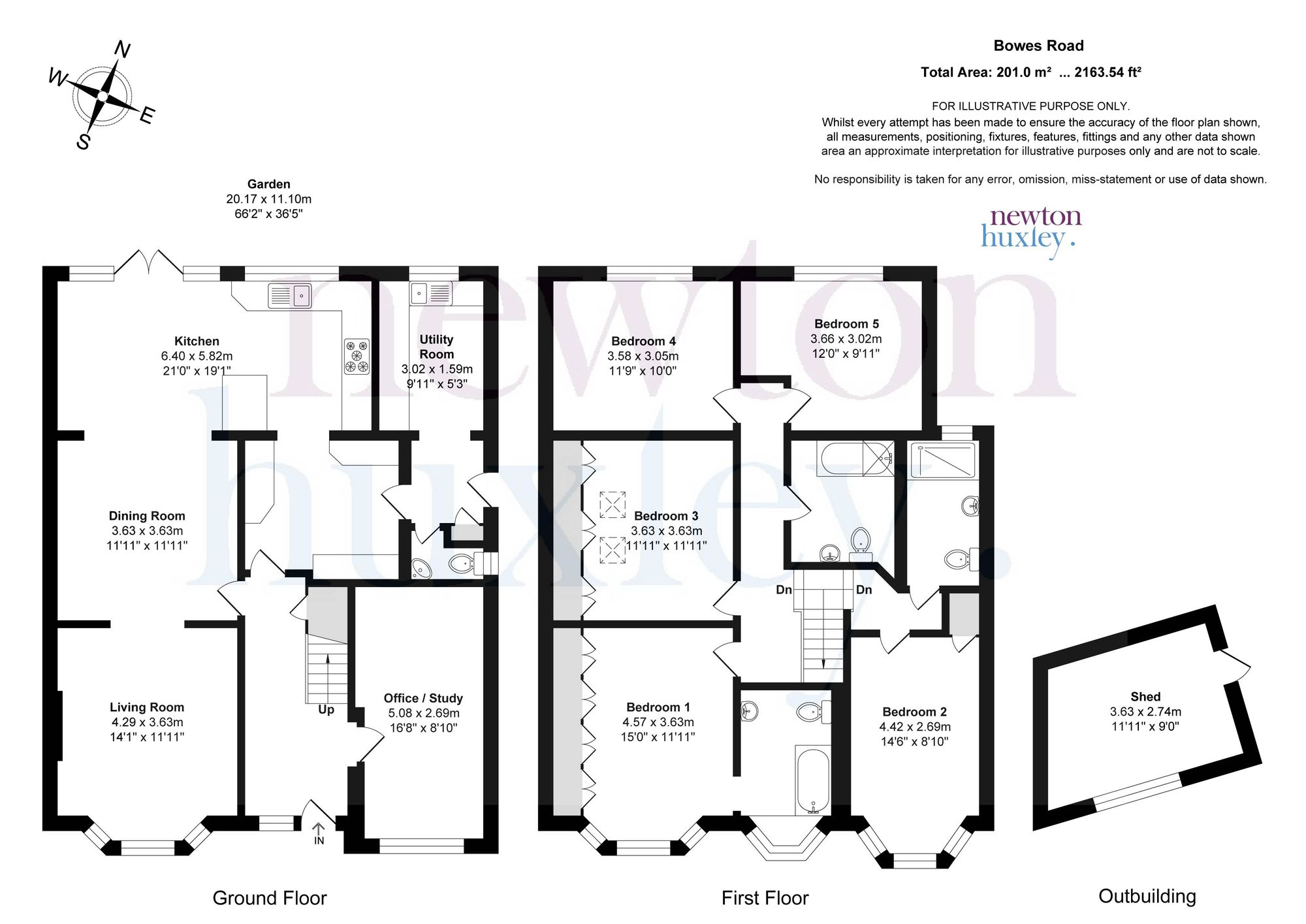 37, Bowes Road, WALTON-ON-THAMES floorplan