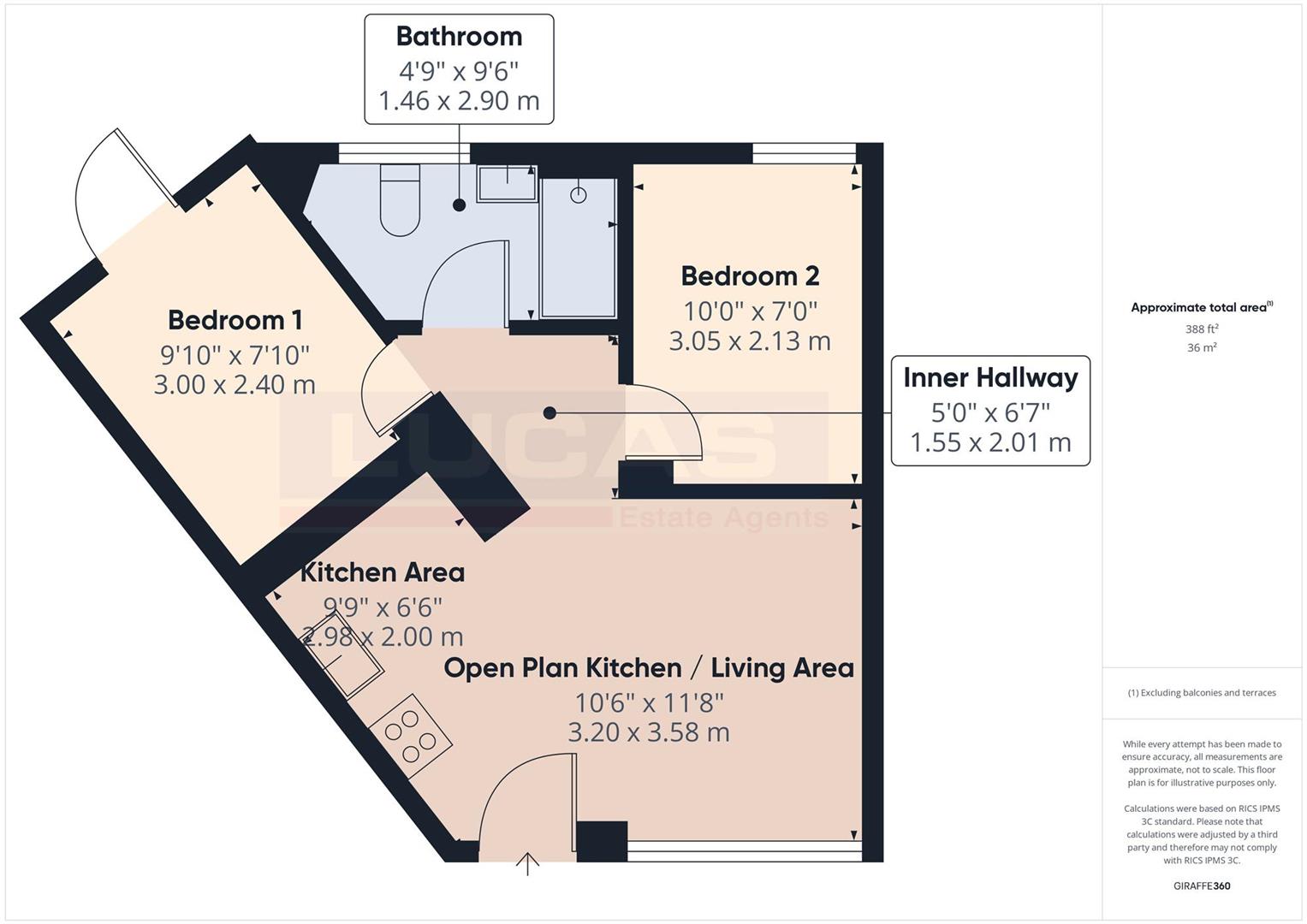 6, Capel Lodge, Trearddur Bay floorplan