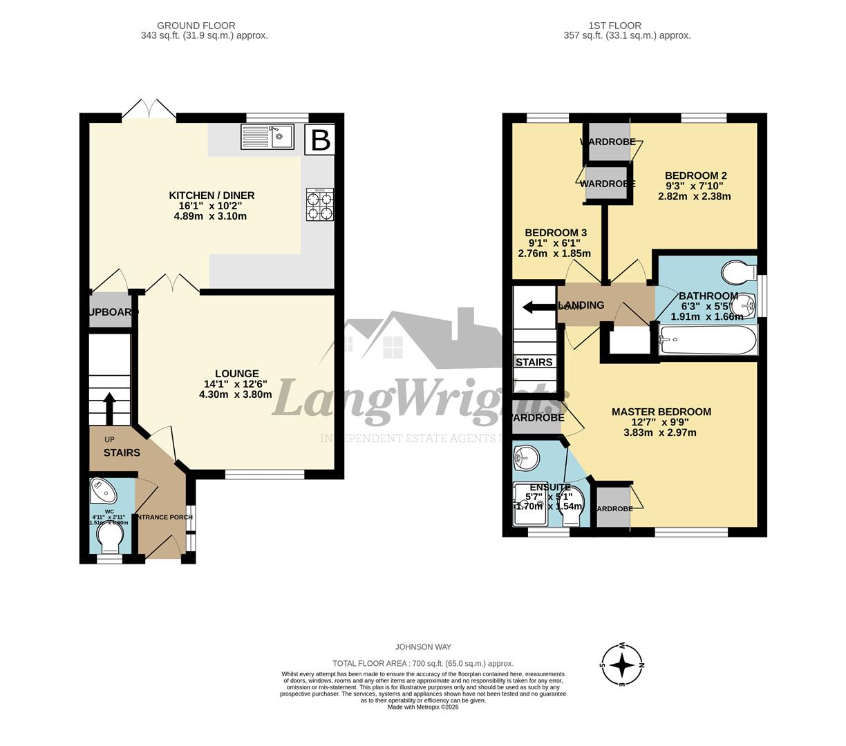 18, Johnson Way, Lowestoft floorplan
