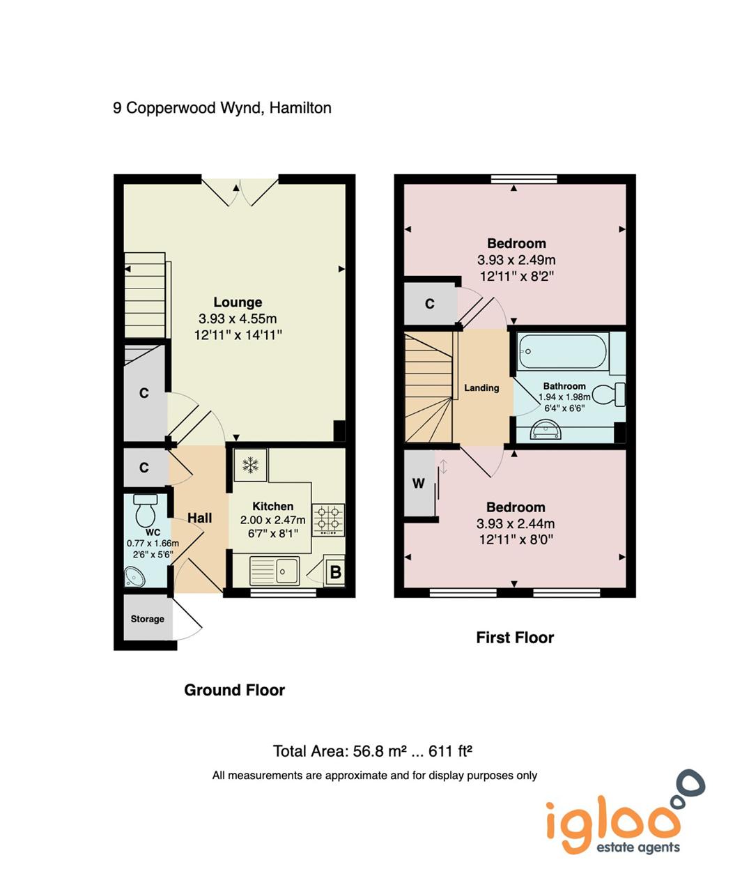 9, Copperwood Wynd, Hamilton floorplan