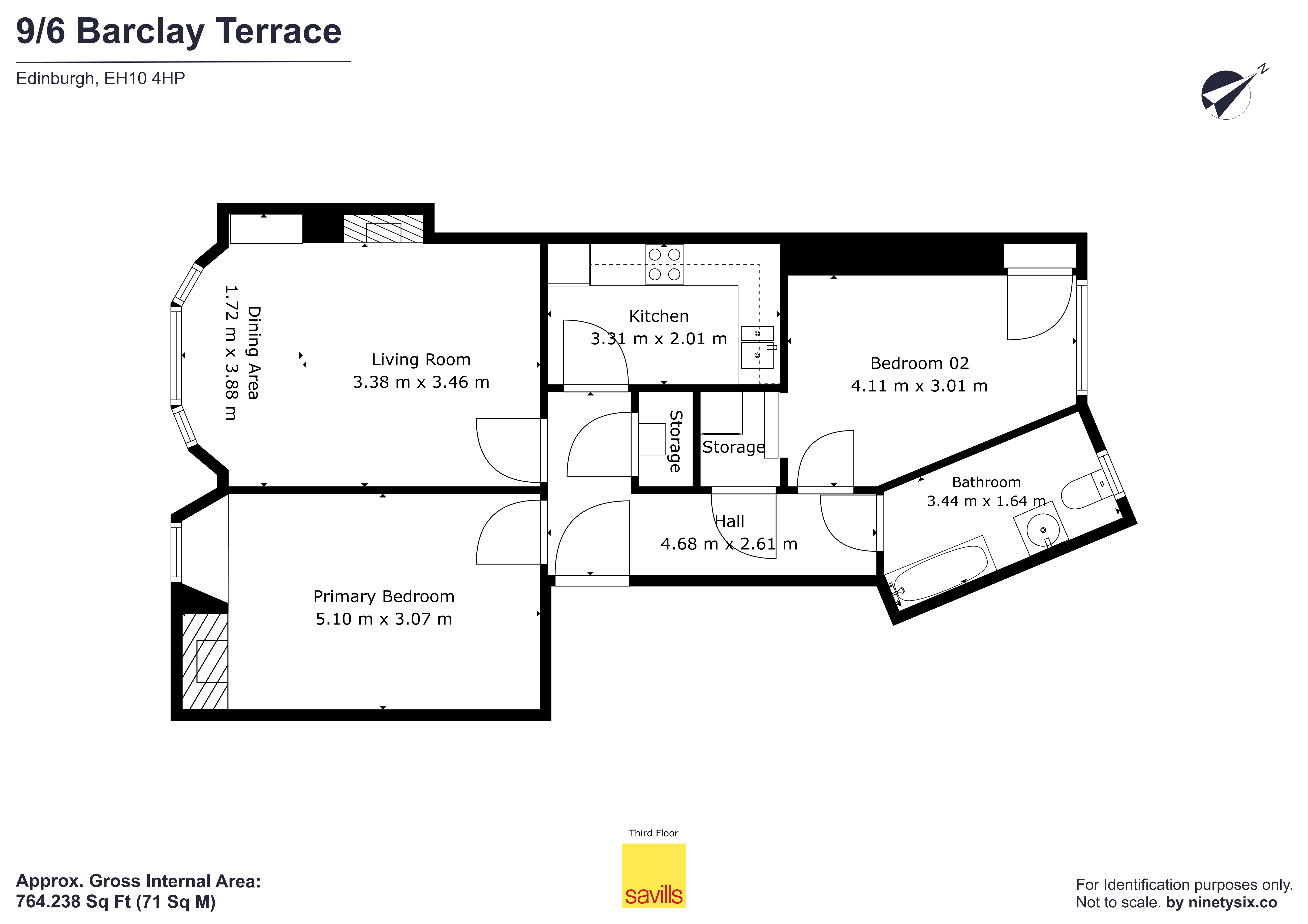 Barclay Terrace, Edinburgh floorplan