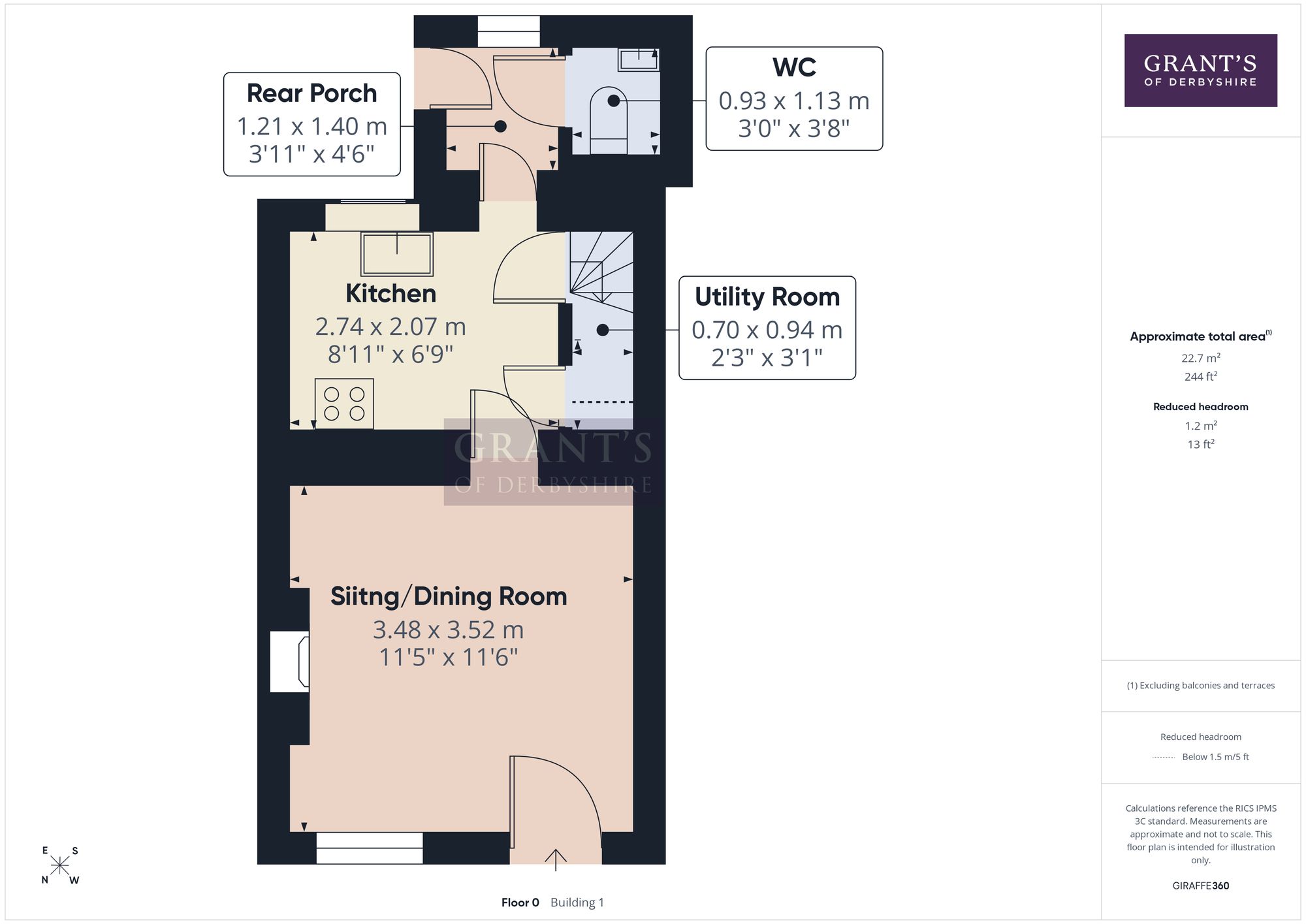 9 The Hill, Matlock floorplan
