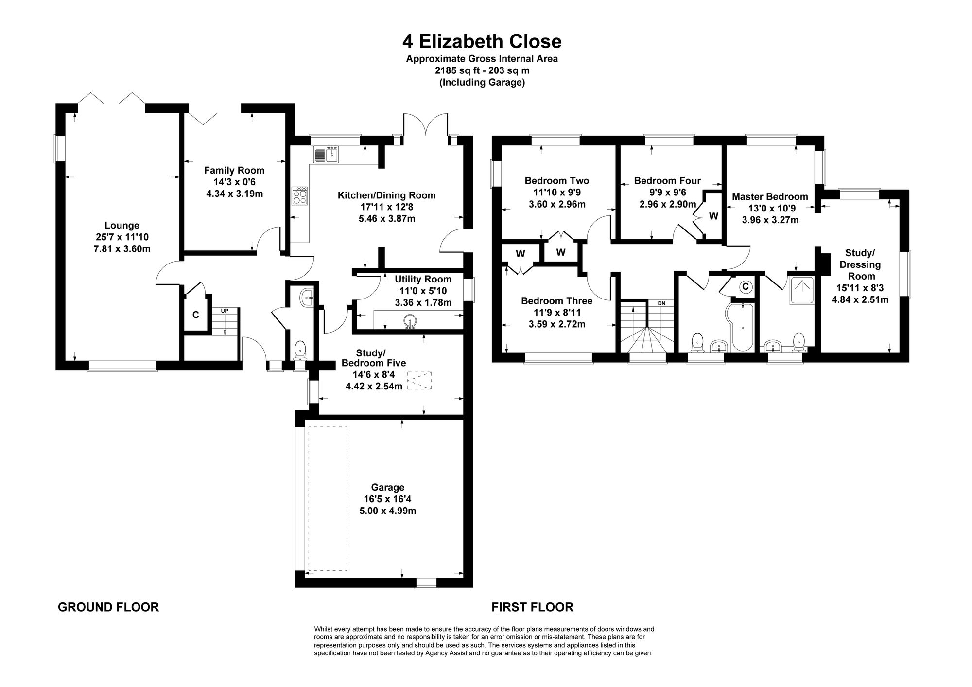 4 Elizabeth Close, Southampton floorplan